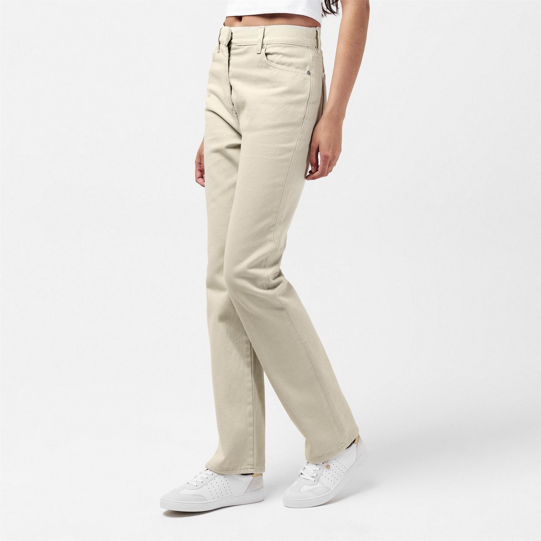 Lacoste Solid Patterned Slim Cut Trousers