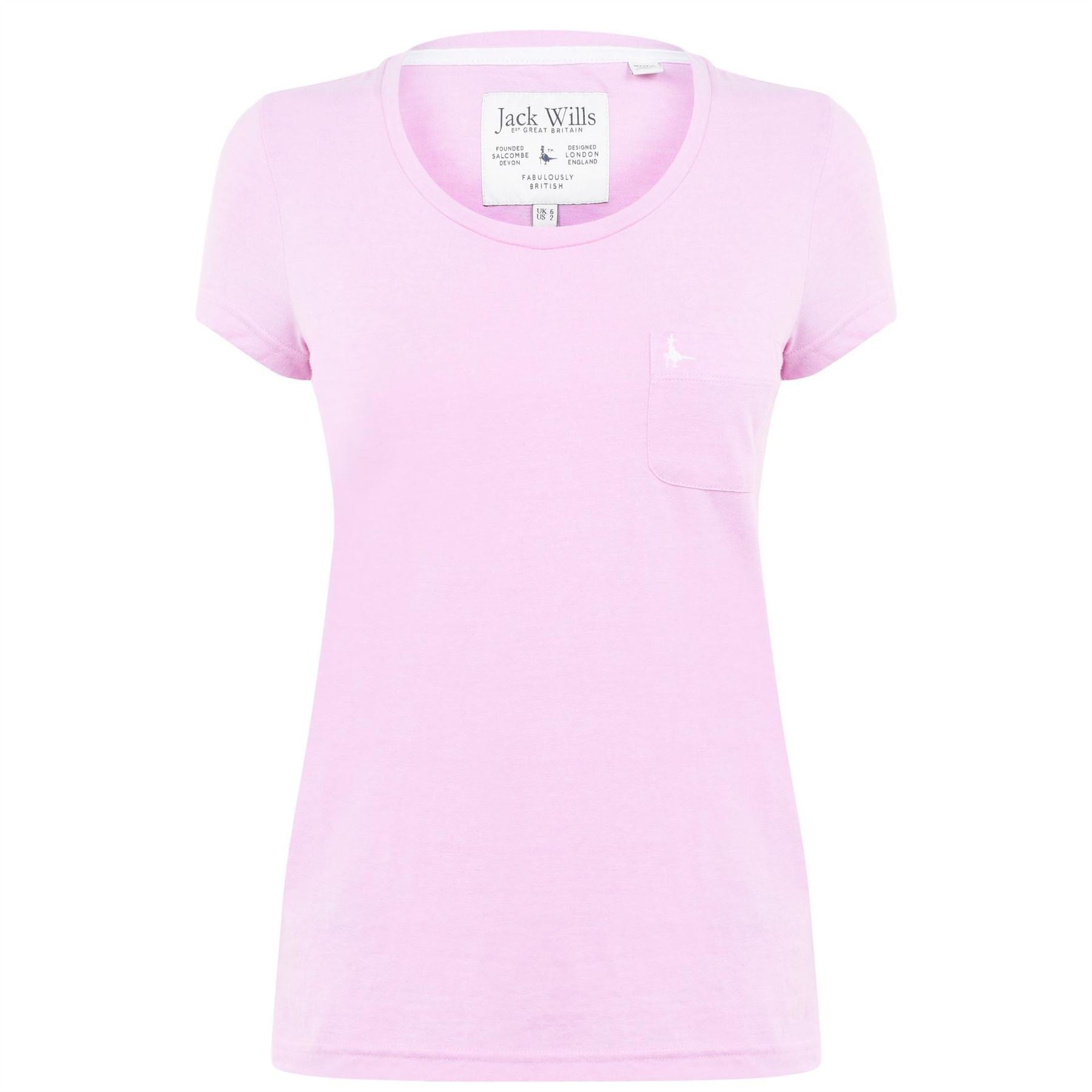 Jack Wills Fullford Pocket T-Shirt Ladies