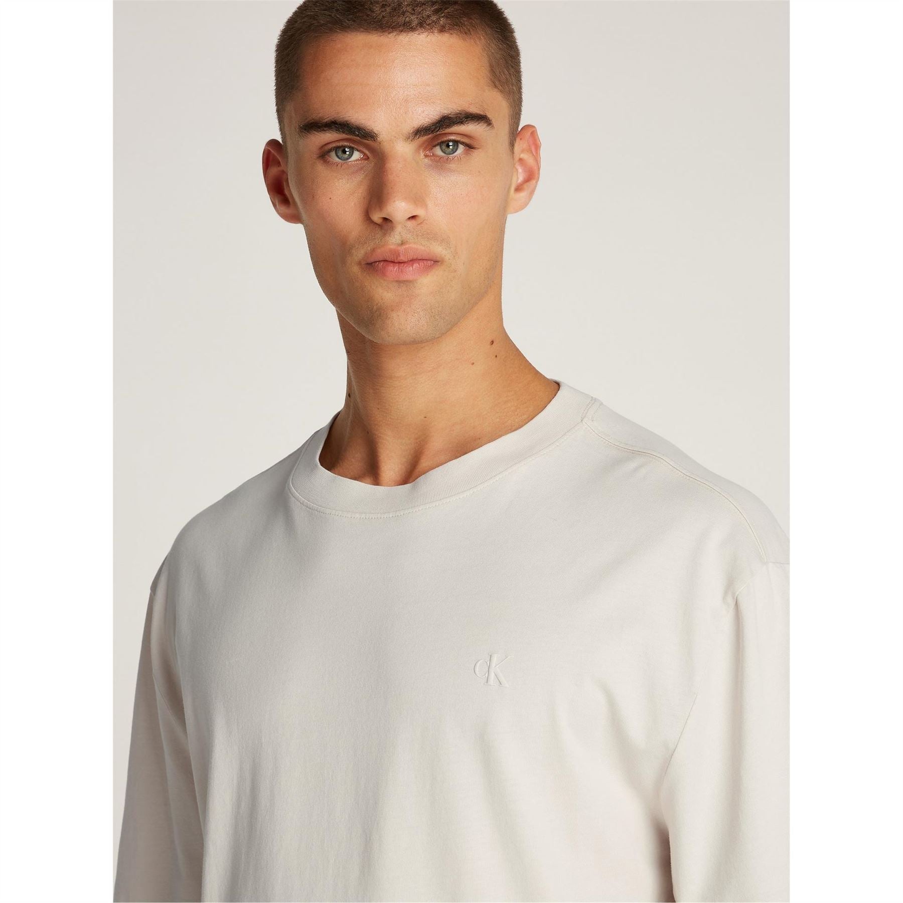 Calvin Klein Jeans Washed Puff Print Regular Fit T-Shirt