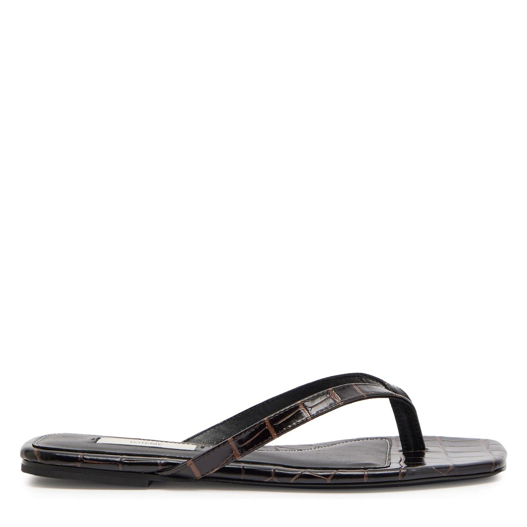 Toteme Embossed Flip Flops