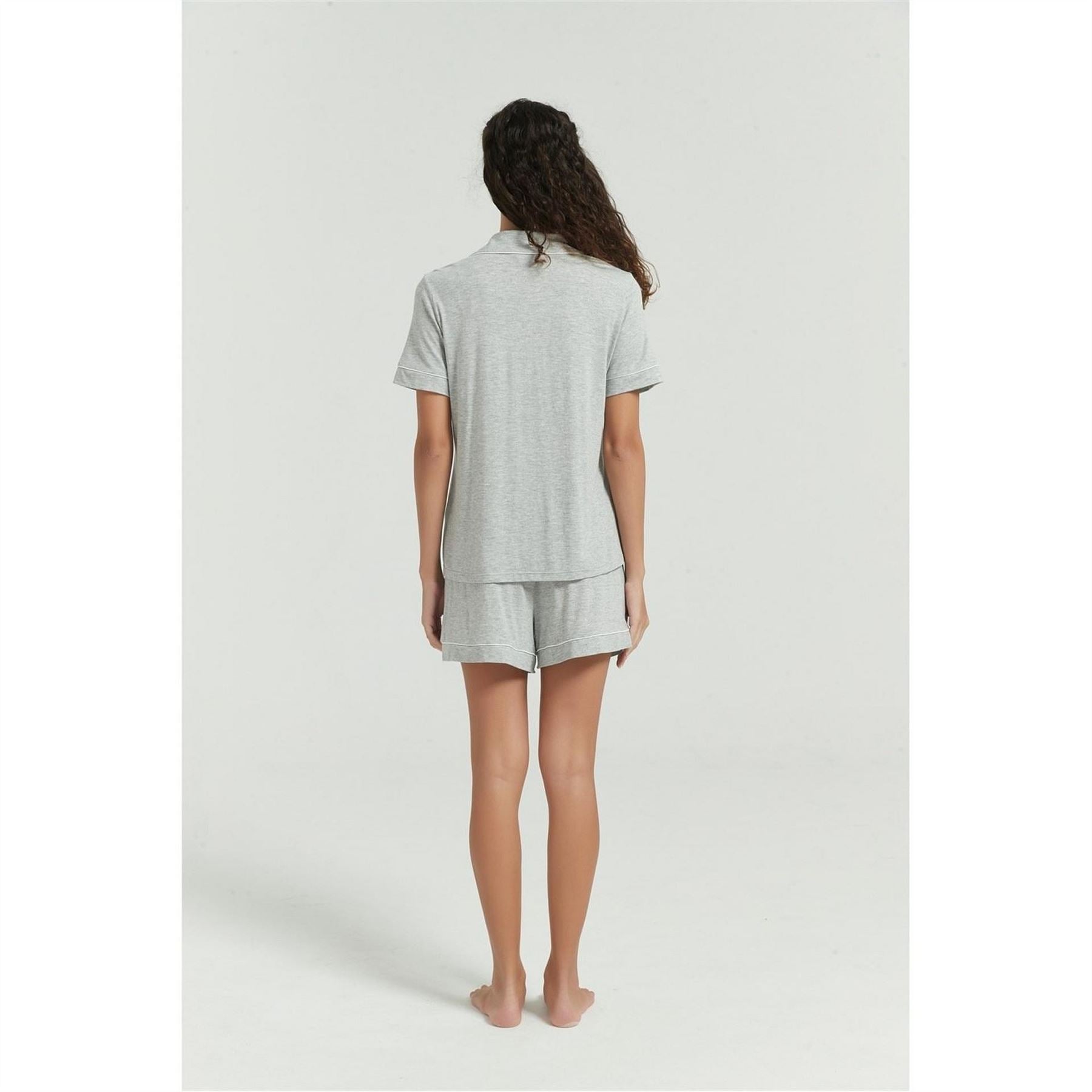 Be You Modal Notched Neck Shortie Pyjama