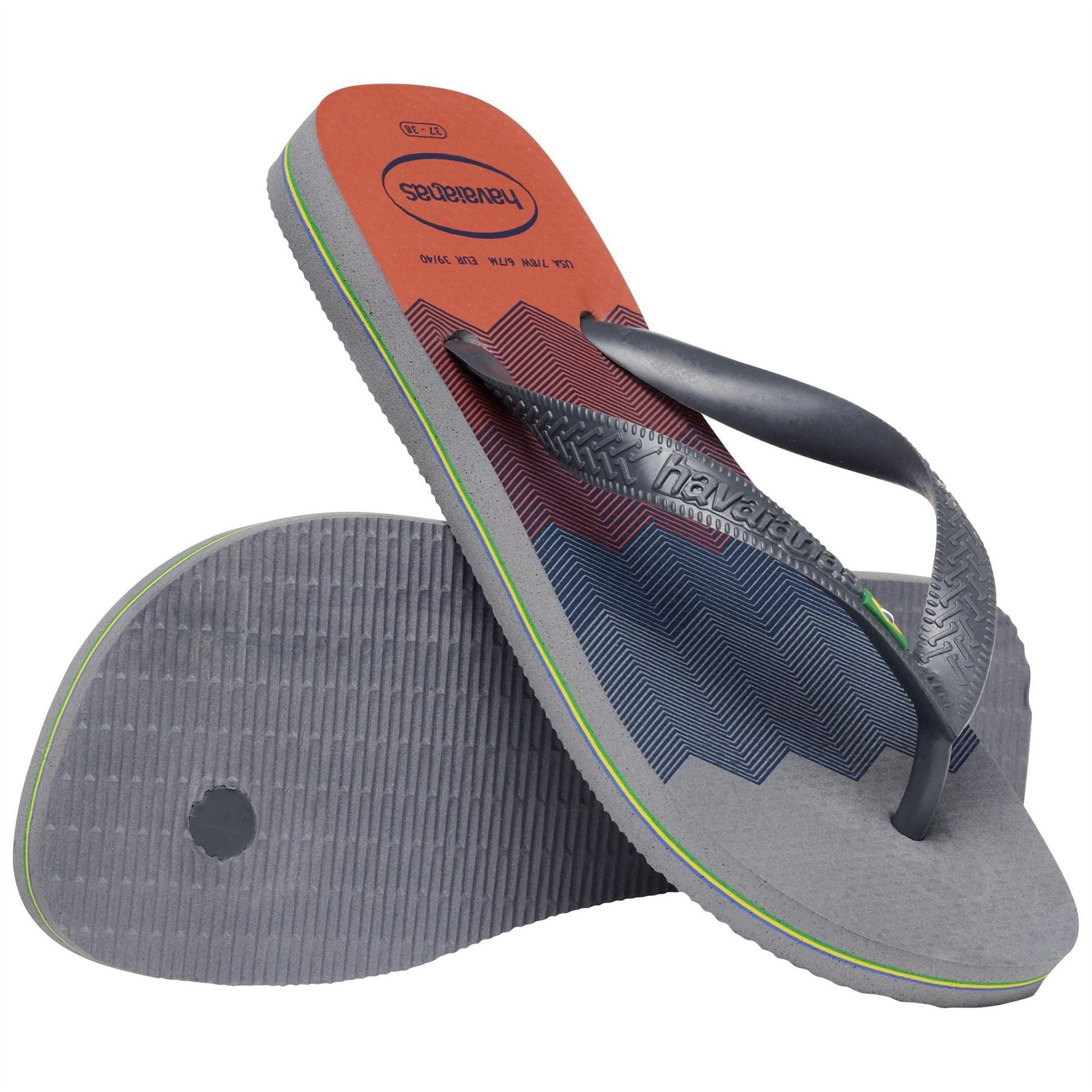 Havaianas Hav. Brasil Fresh Rose Gum 33 34 Flip Flops Womens