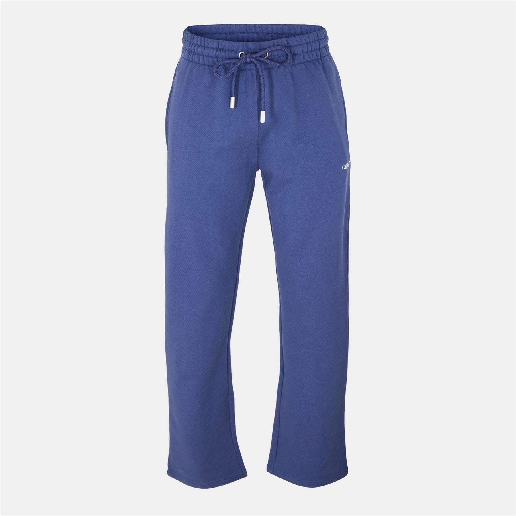 Off White Arrow Solid Patterned Straight Sweatpants