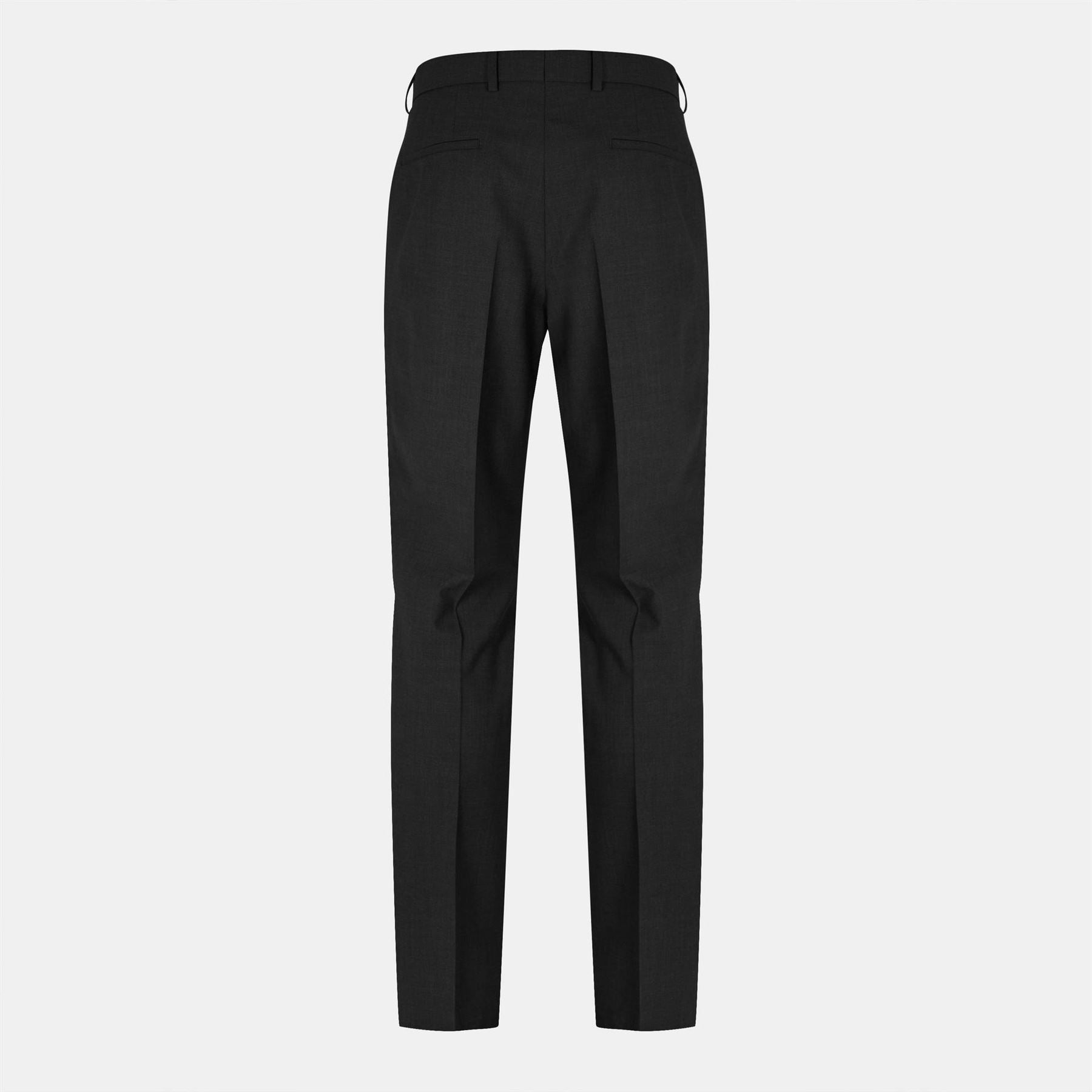 Boss Genius Solid Patterned Straight Chinos