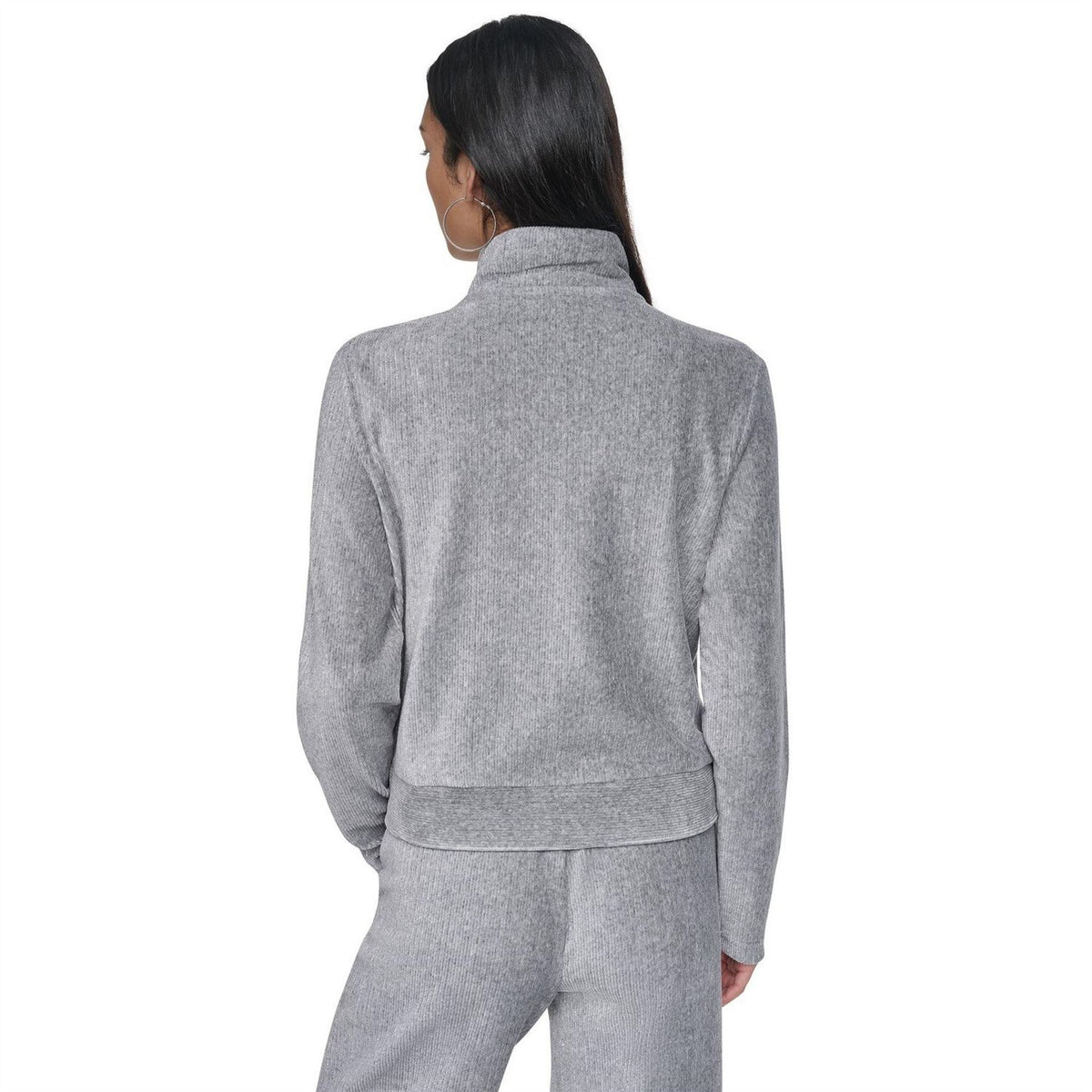 DKNY Dmt FulL-Zip Fleece Ld64