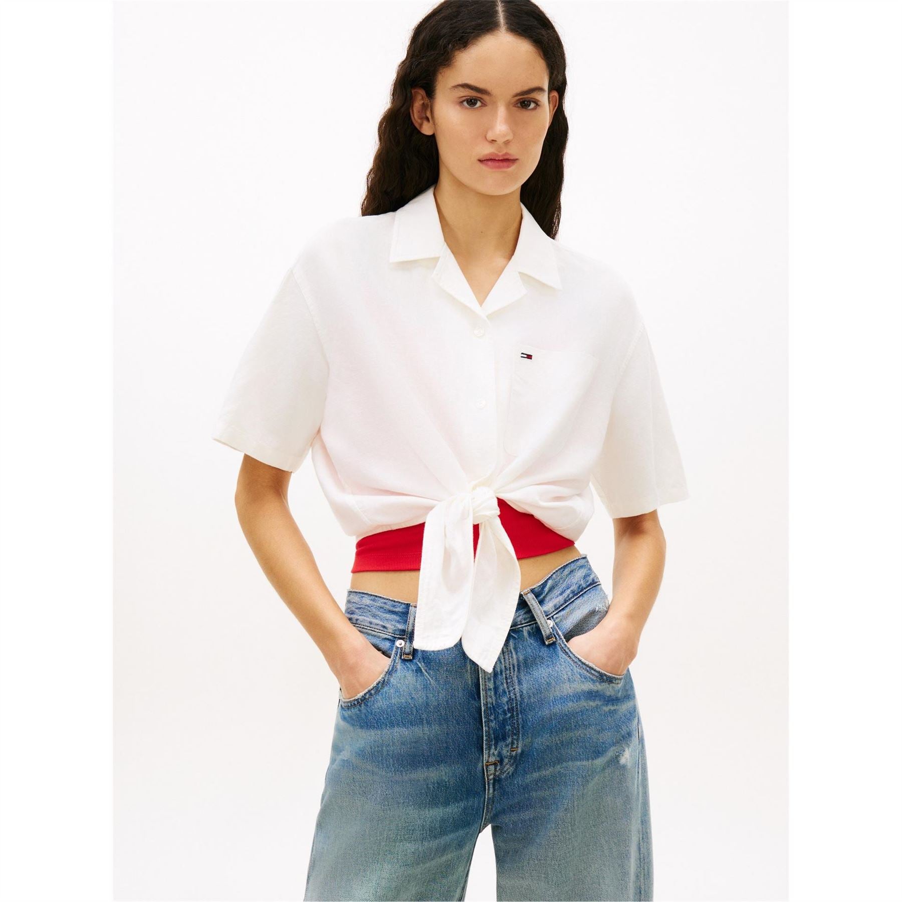 Tommy Jeans Short Sleeve Plain Shirt