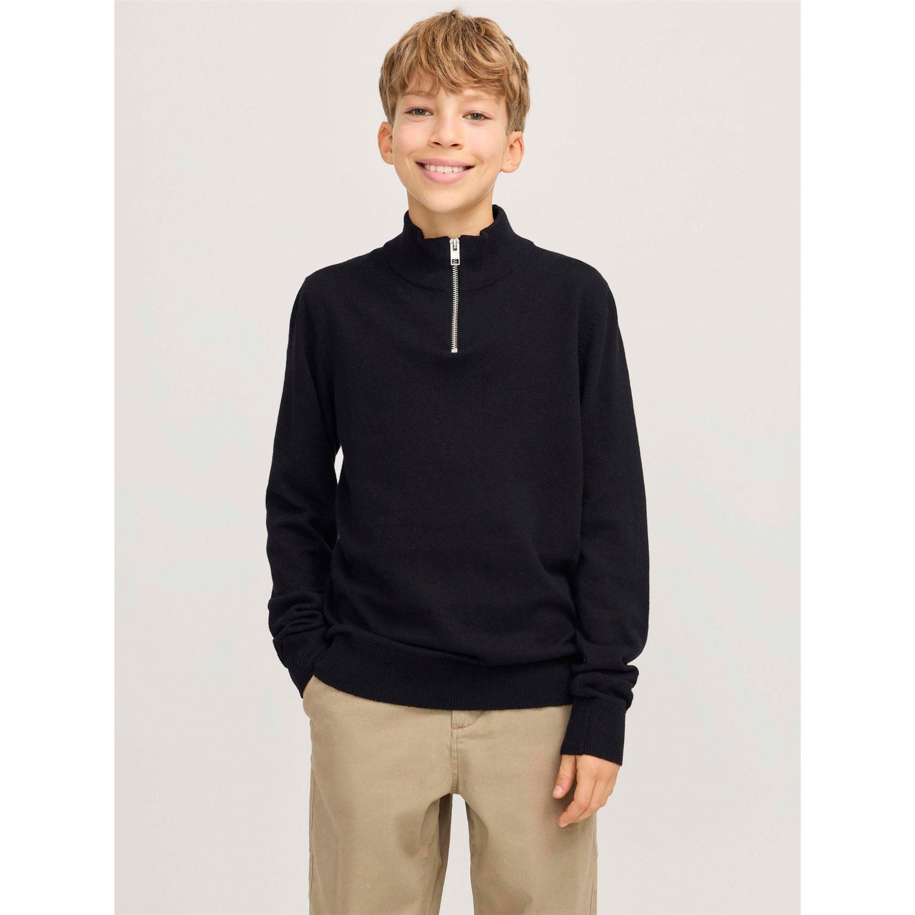 Jack and Jones Half Zip Knit Junior Boys