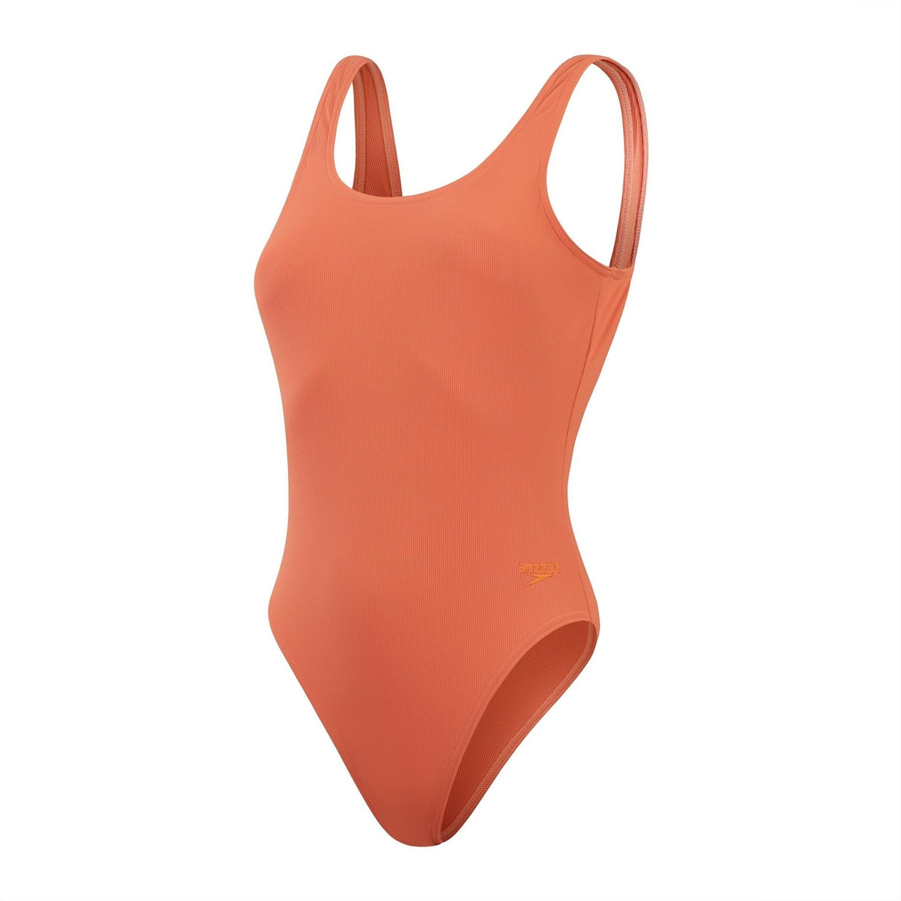 Speedo Textured Belted Deep U Back One Piece Swimsuit
