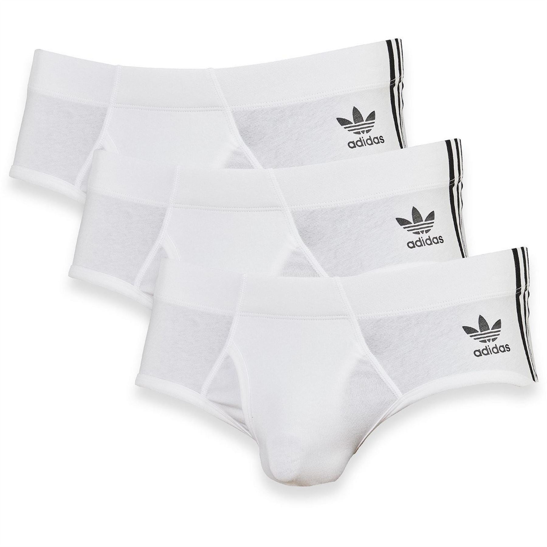 adidas Originals Originals Cotton Flex 3 Stripe Brief 3 Pack