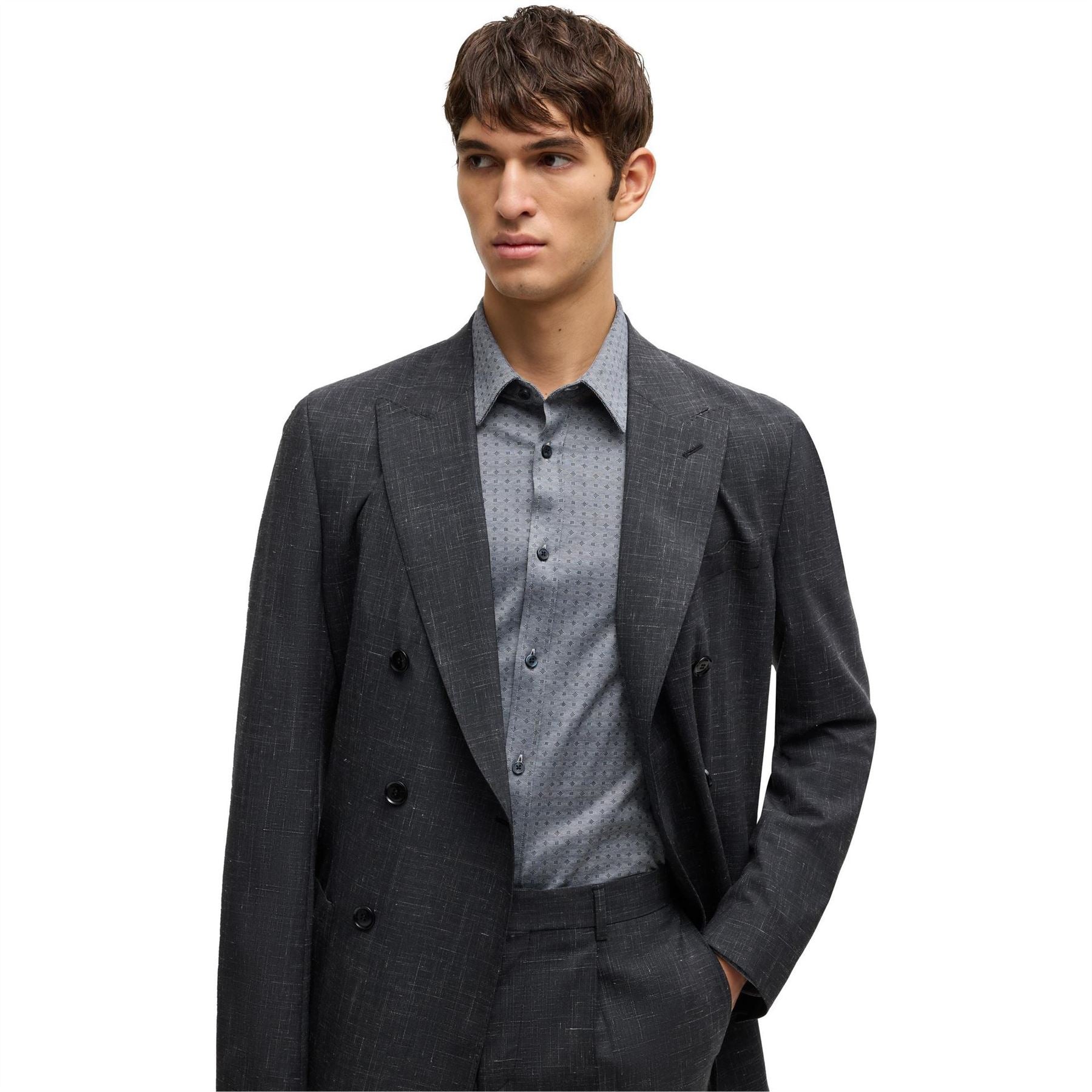 Boss C Roan Kent C1 243 Plain Long Sleeve Shirt