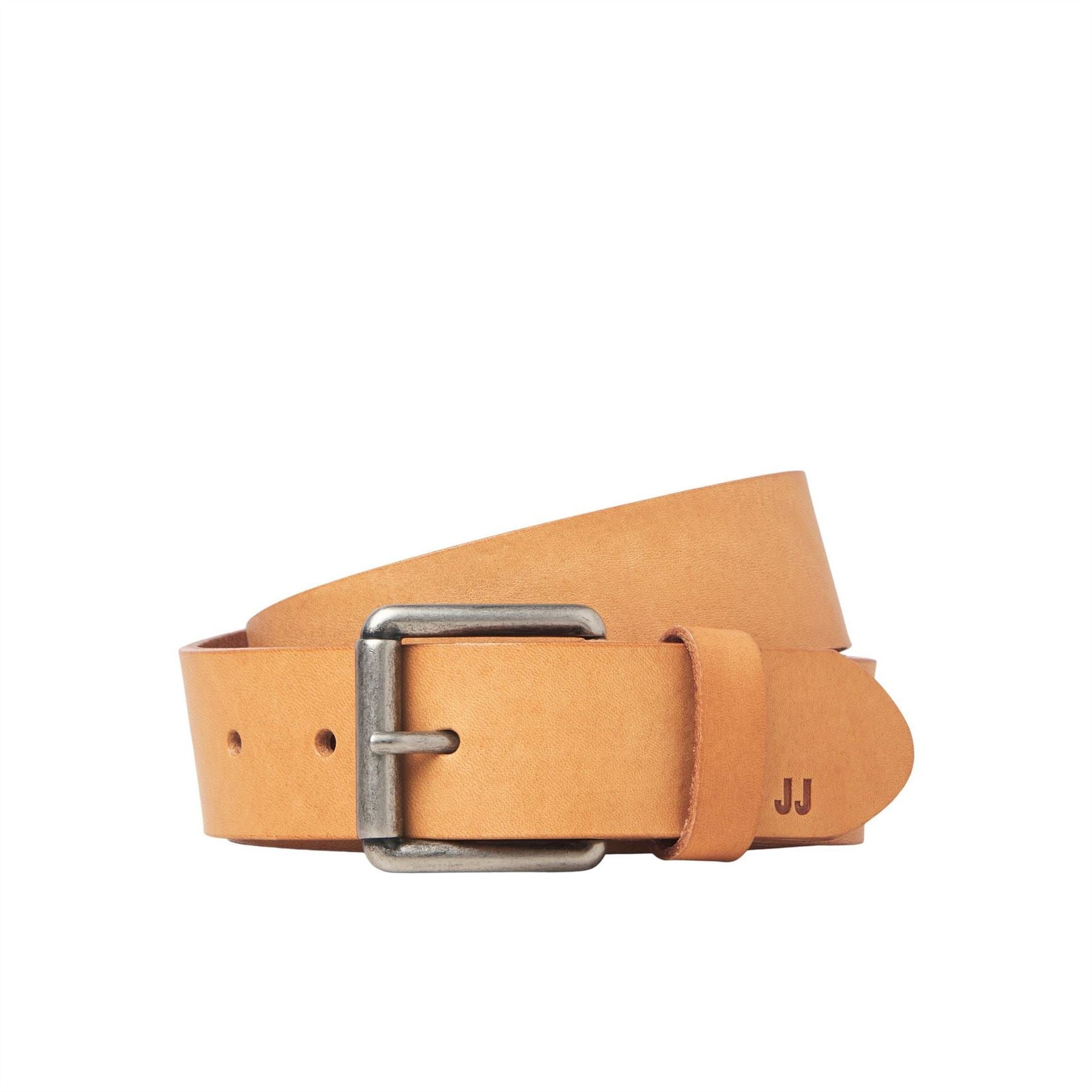 Jack and Jones Leather Belt with Metal Buckle