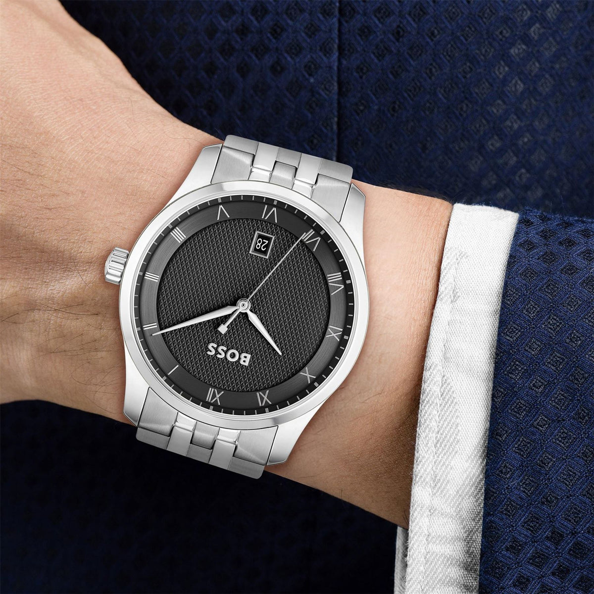 Boss Bssjwl Principle Large Roman Numerals Watch