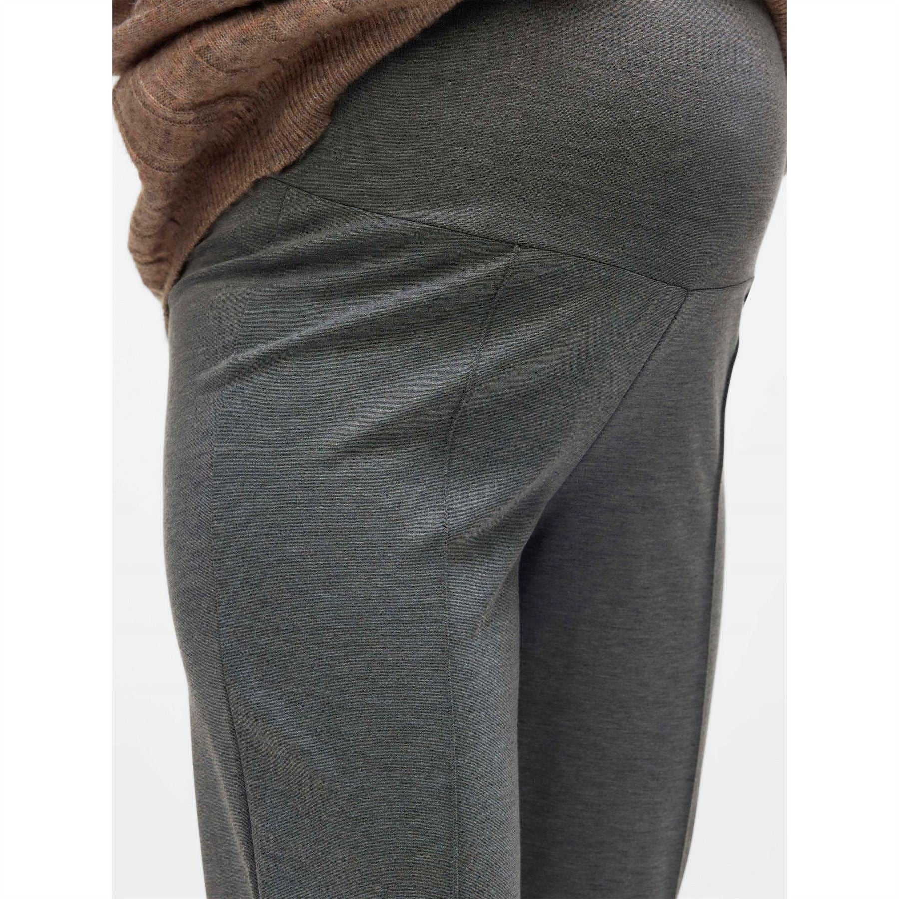 Mamalicious Mlchrissy Solid Patterned Straight Sweatpants