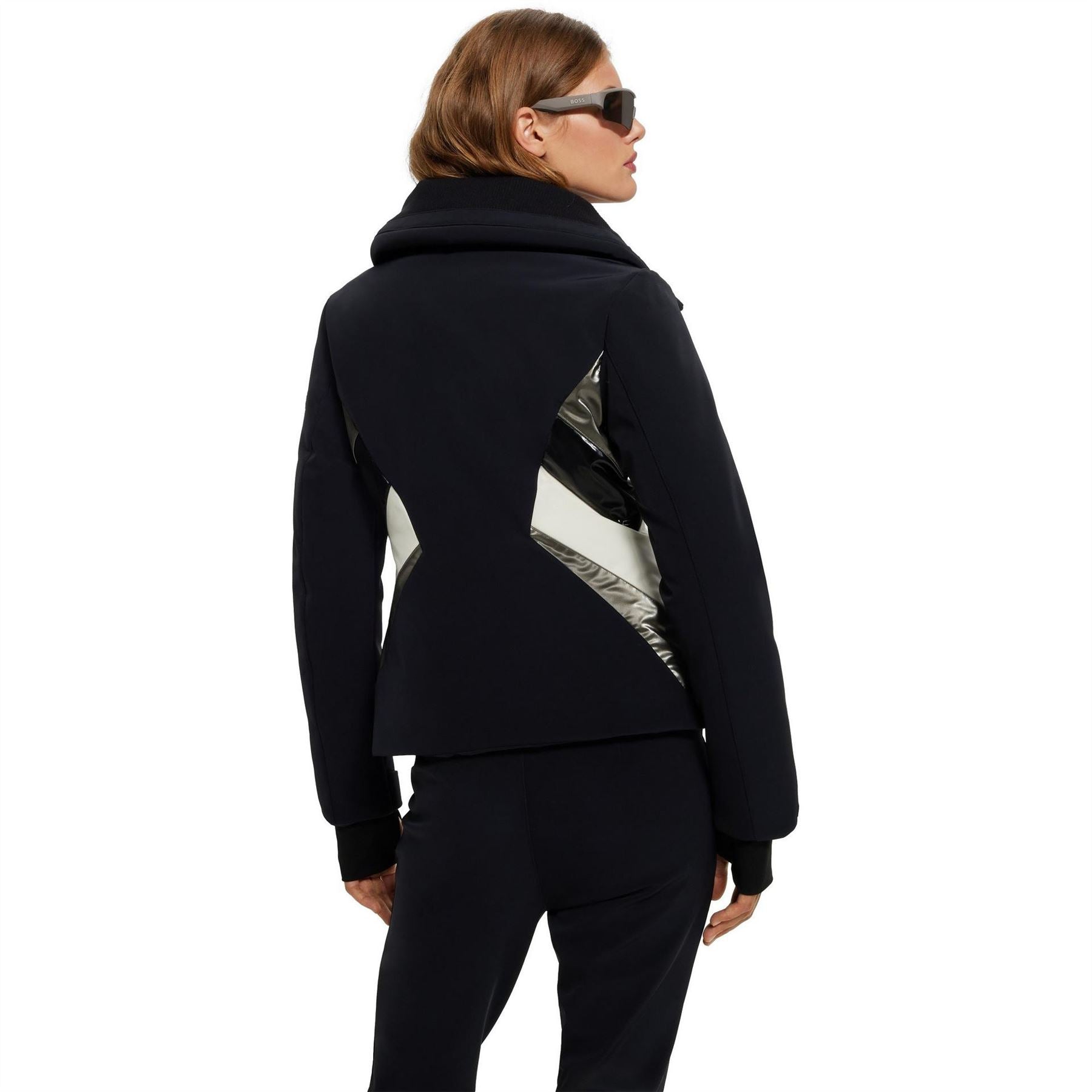 Boss Solid Patterned Regular Fit Ski Jacket