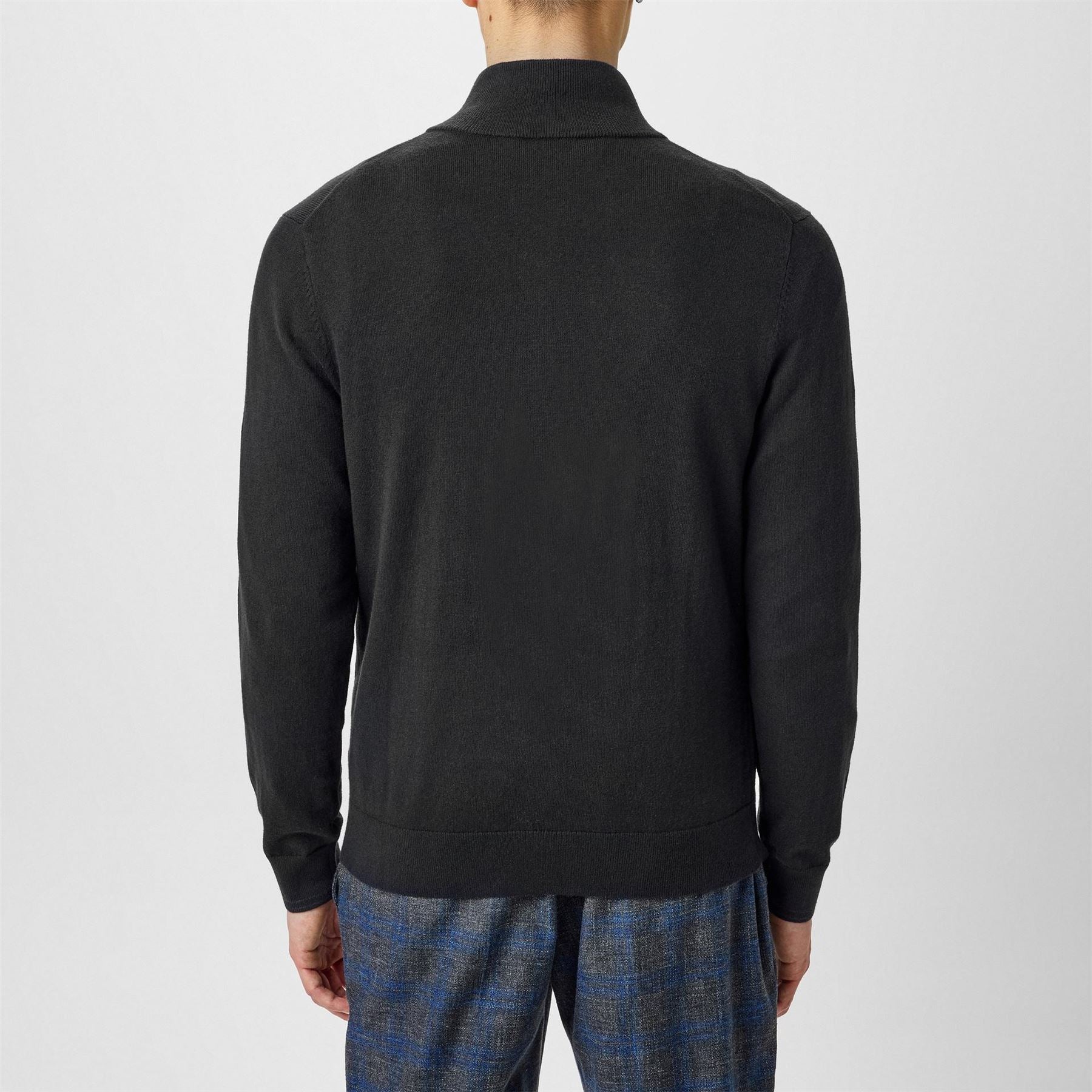 PS Paul Smith Logo Quarter Zip Sweater