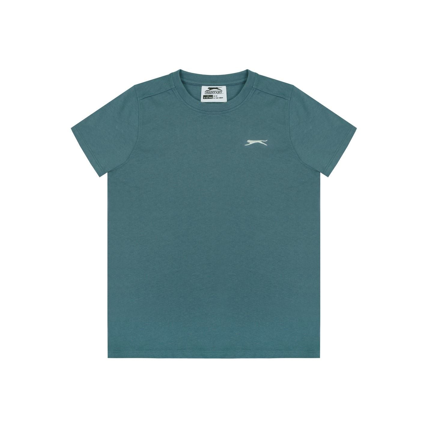 Slazenger Junior Boys Plain Tee Shirt