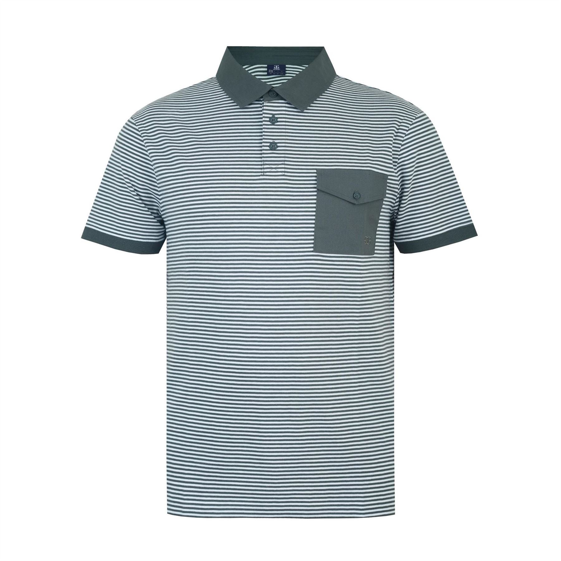 Giorgio Stripe Short Sleeve Polo Shirt
