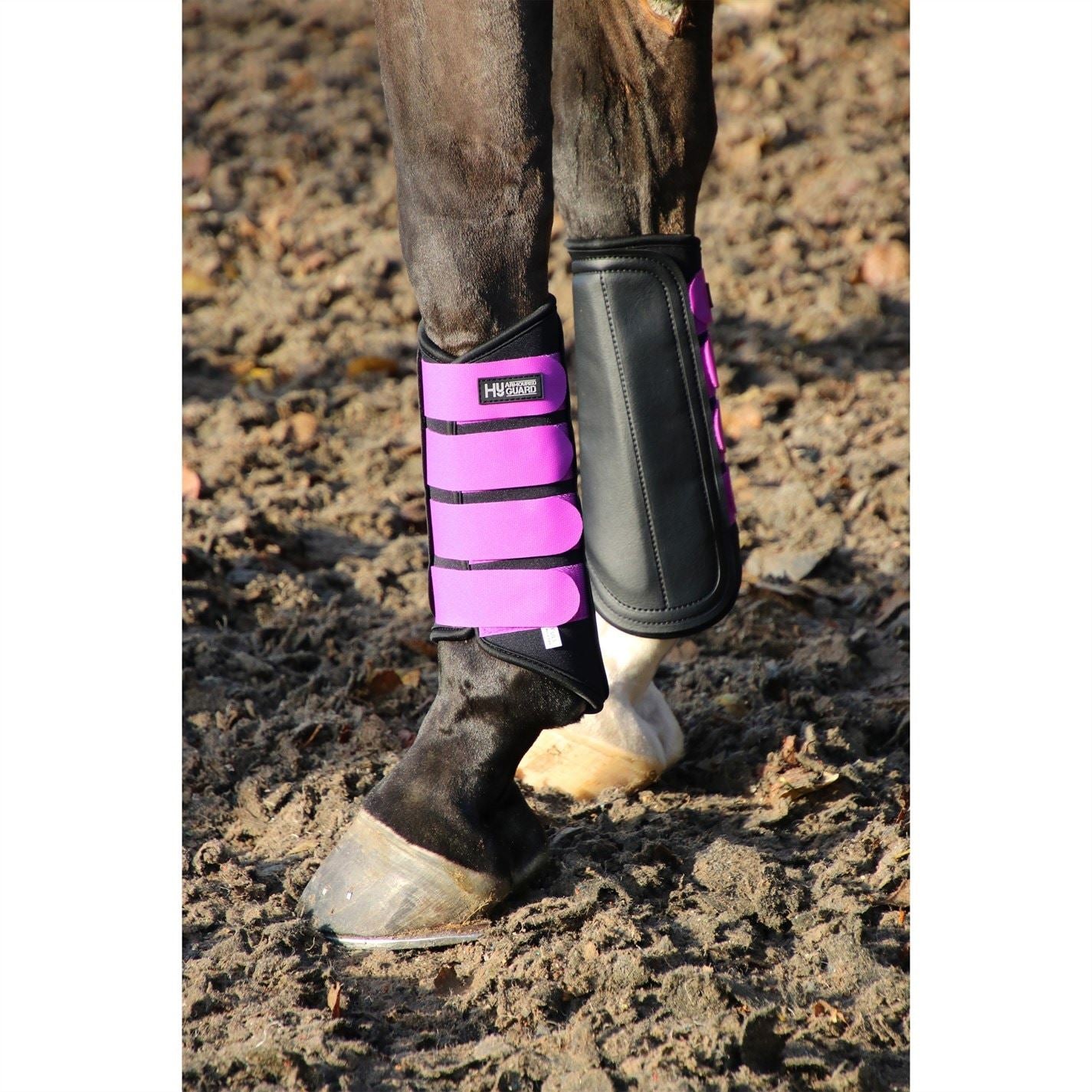 HY Equestrian Adults Neo Brushing Boots