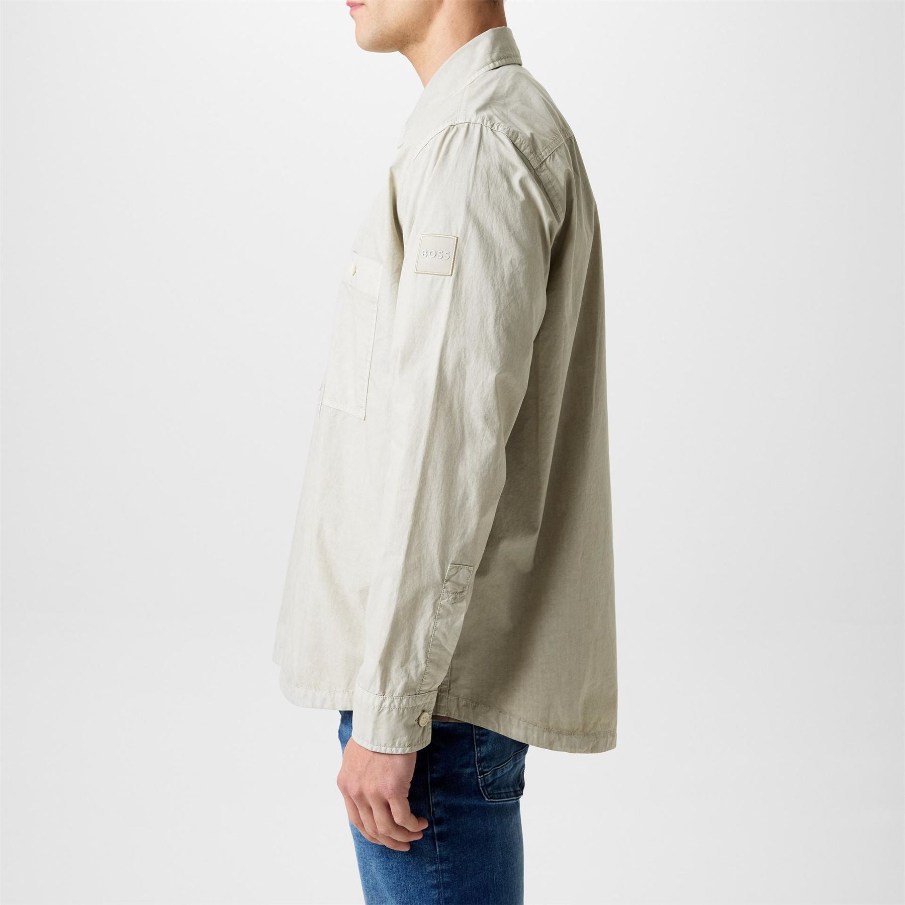 Boss Academy Shirt Collared Neck Regular Fit Jacket
