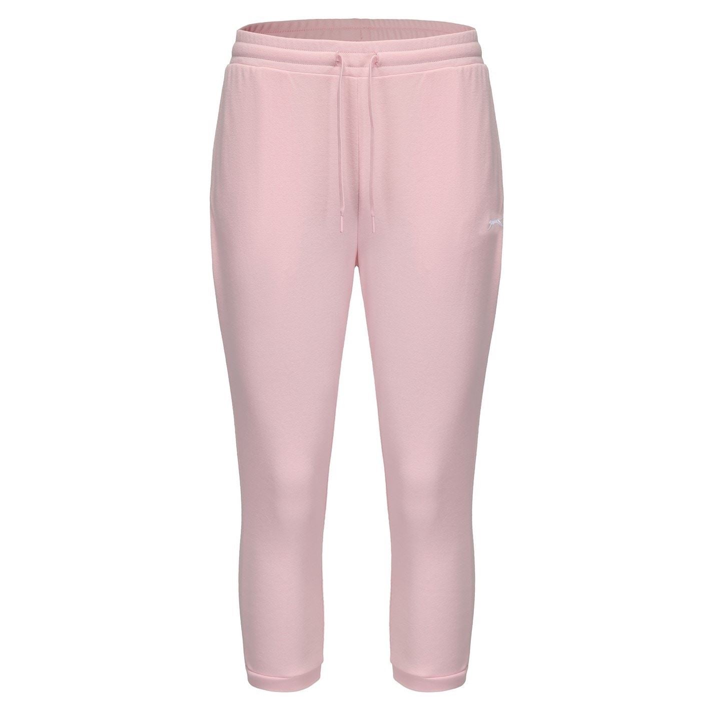 Slazenger Womens Leisure Three Quarter Interlock Jogging Bottoms