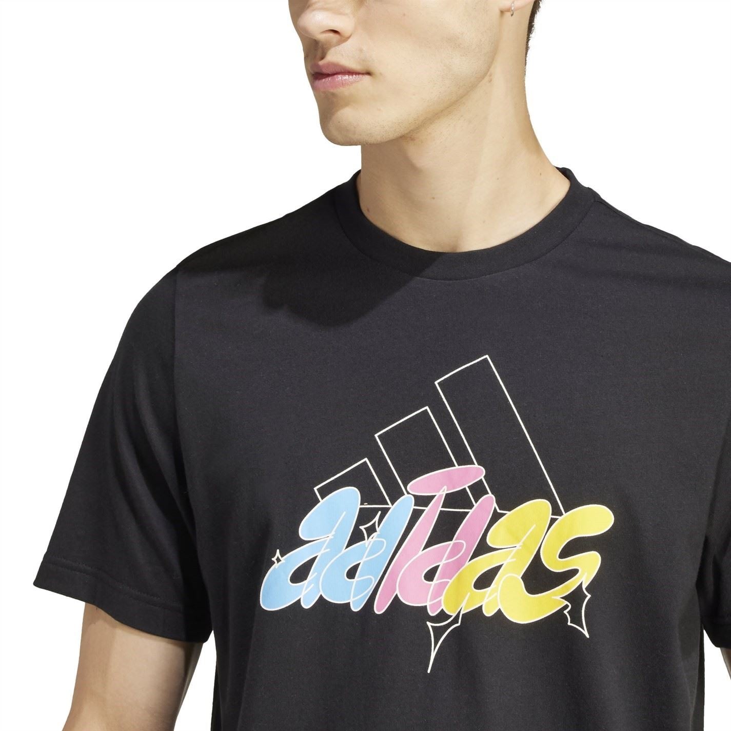 adidas Mens Essentials Single Jersey Logo T-Shirt