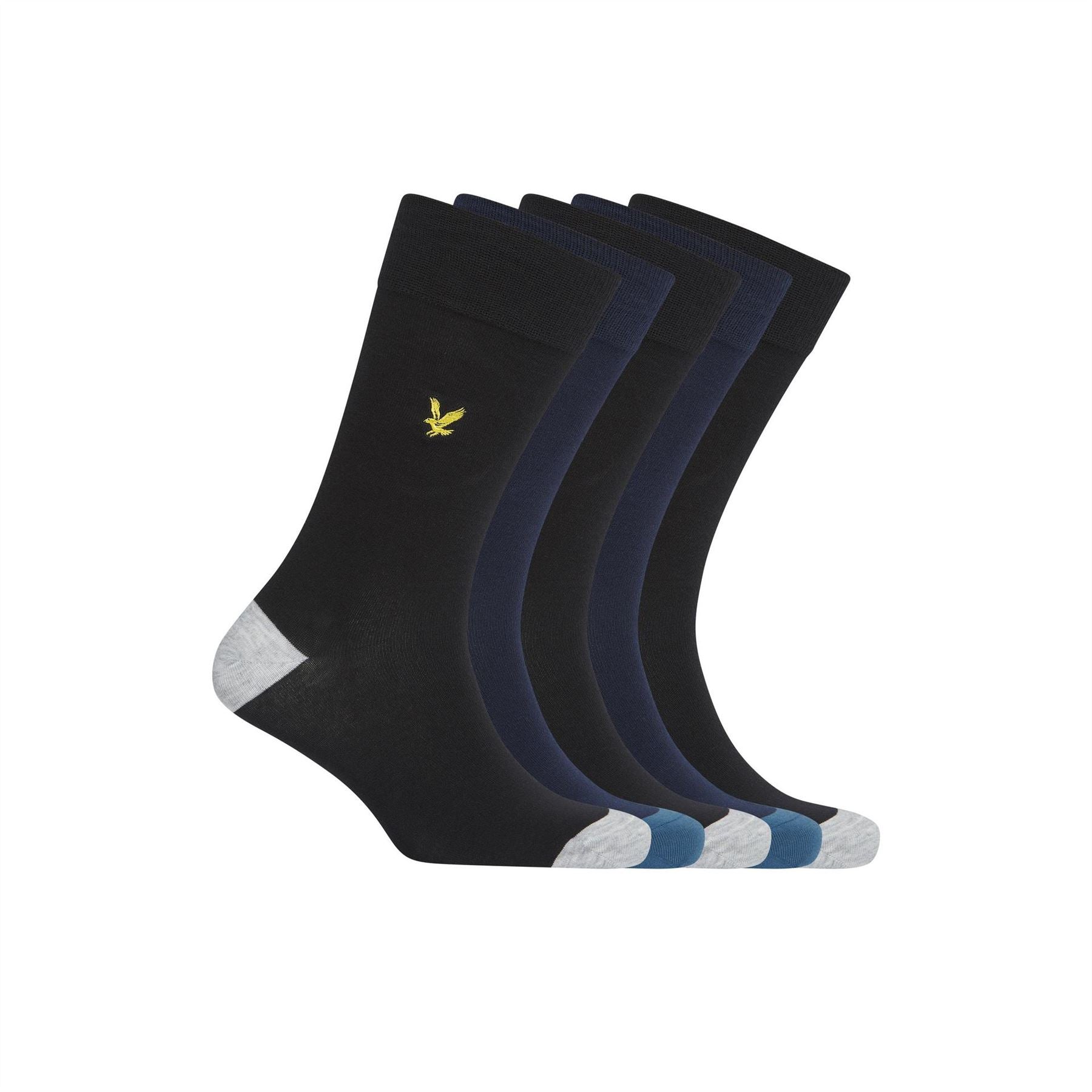 Lyle and Scott 5P Cntrst Socks Sn63