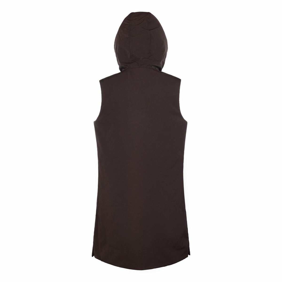 Museum L Hooded Solid Patterned Gilet