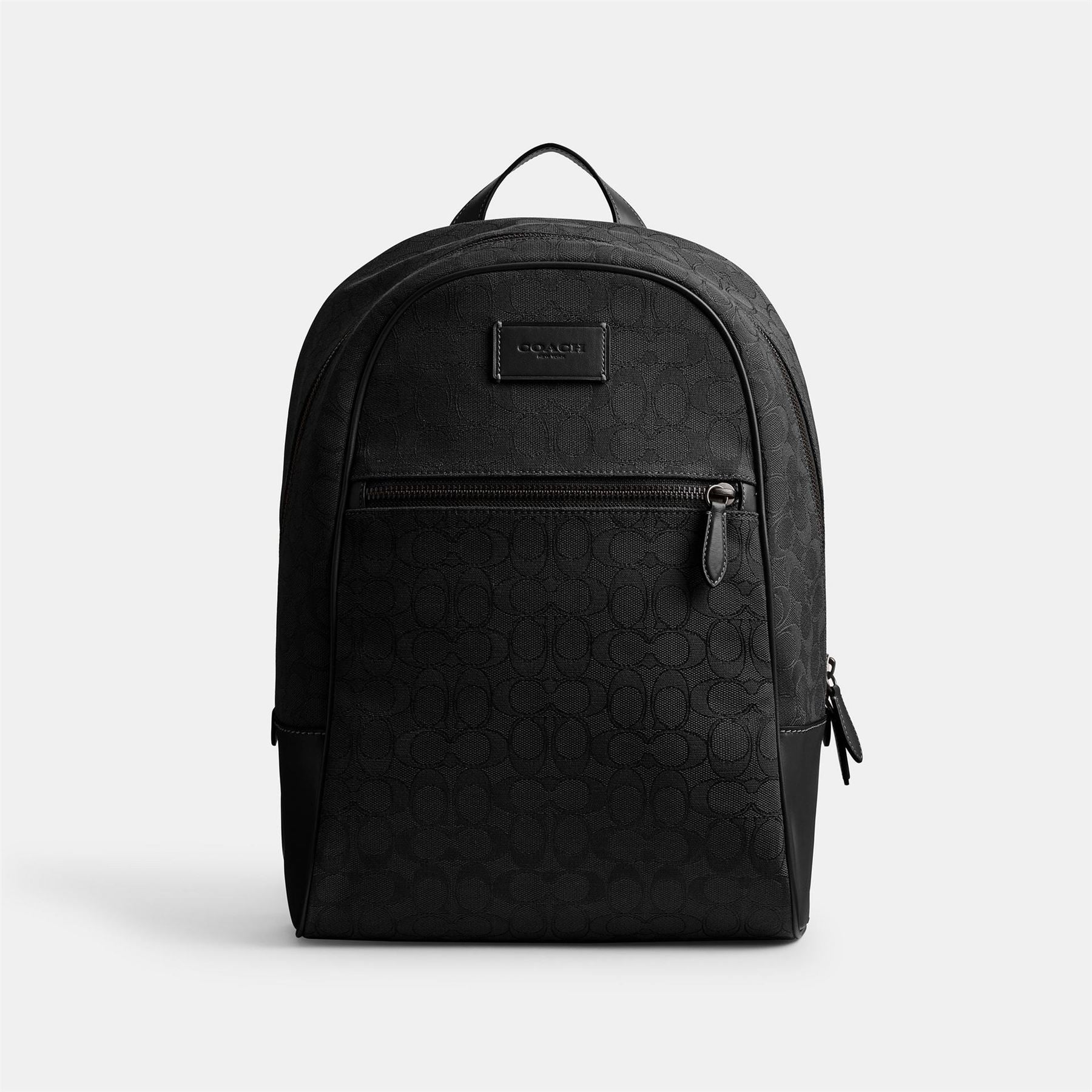 Coach Signature Jacquard Logo Backpack