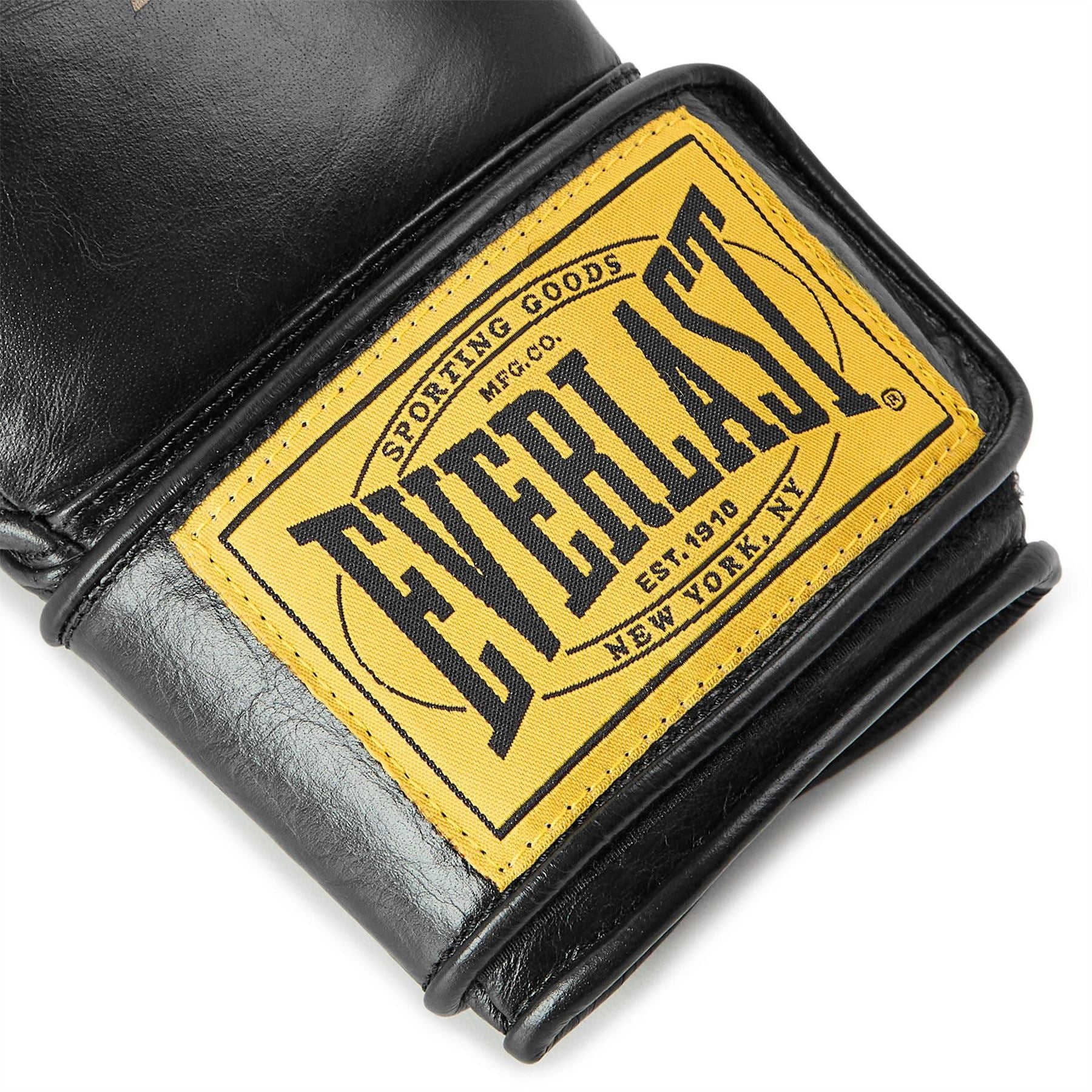 Everlast Pro Leather Hook And Loop Boxing Gloves