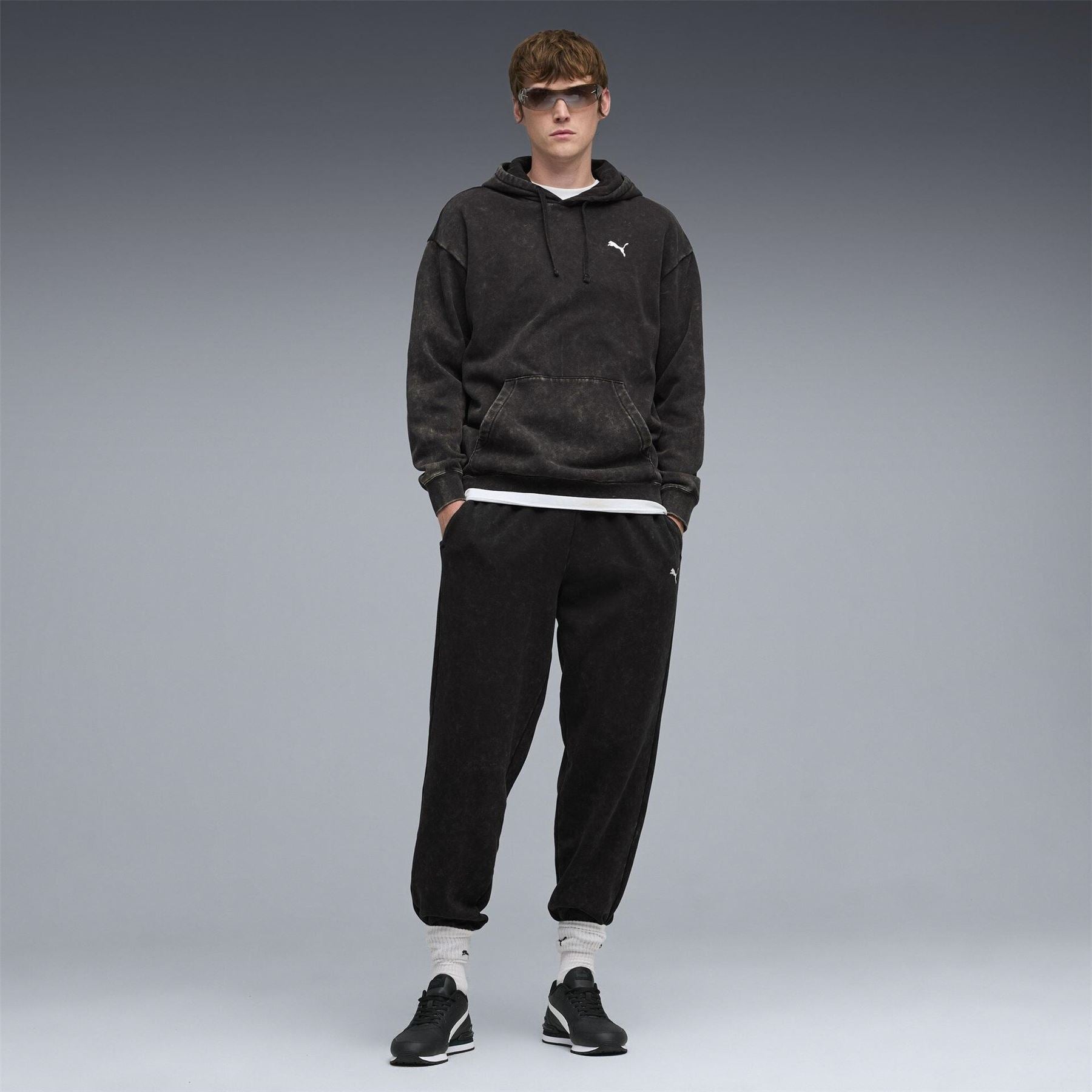 Puma Elevated Relaxed Wash Overhead Hoodie