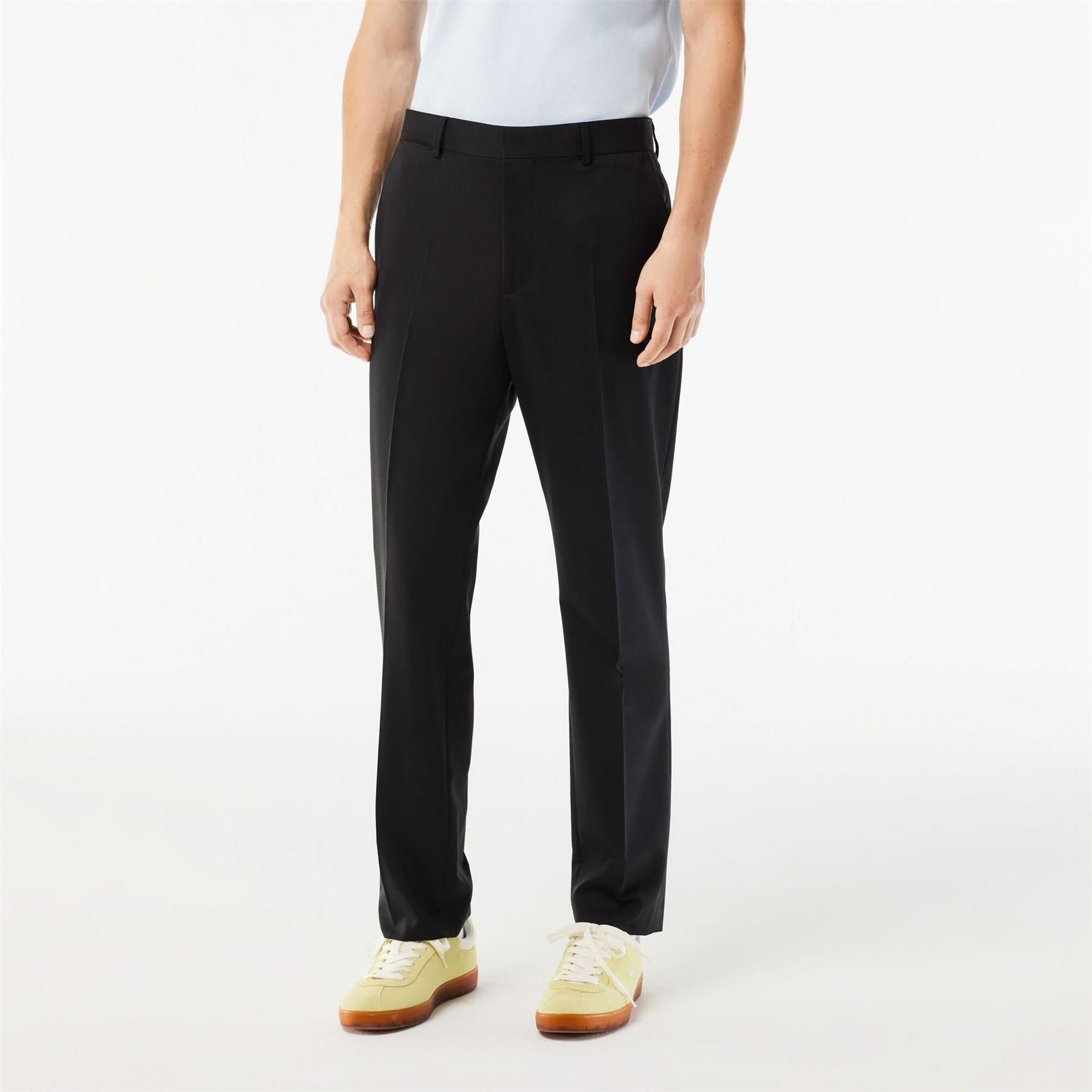 Lacoste HH9182 Straight Leg Solid Patterned Trousers
