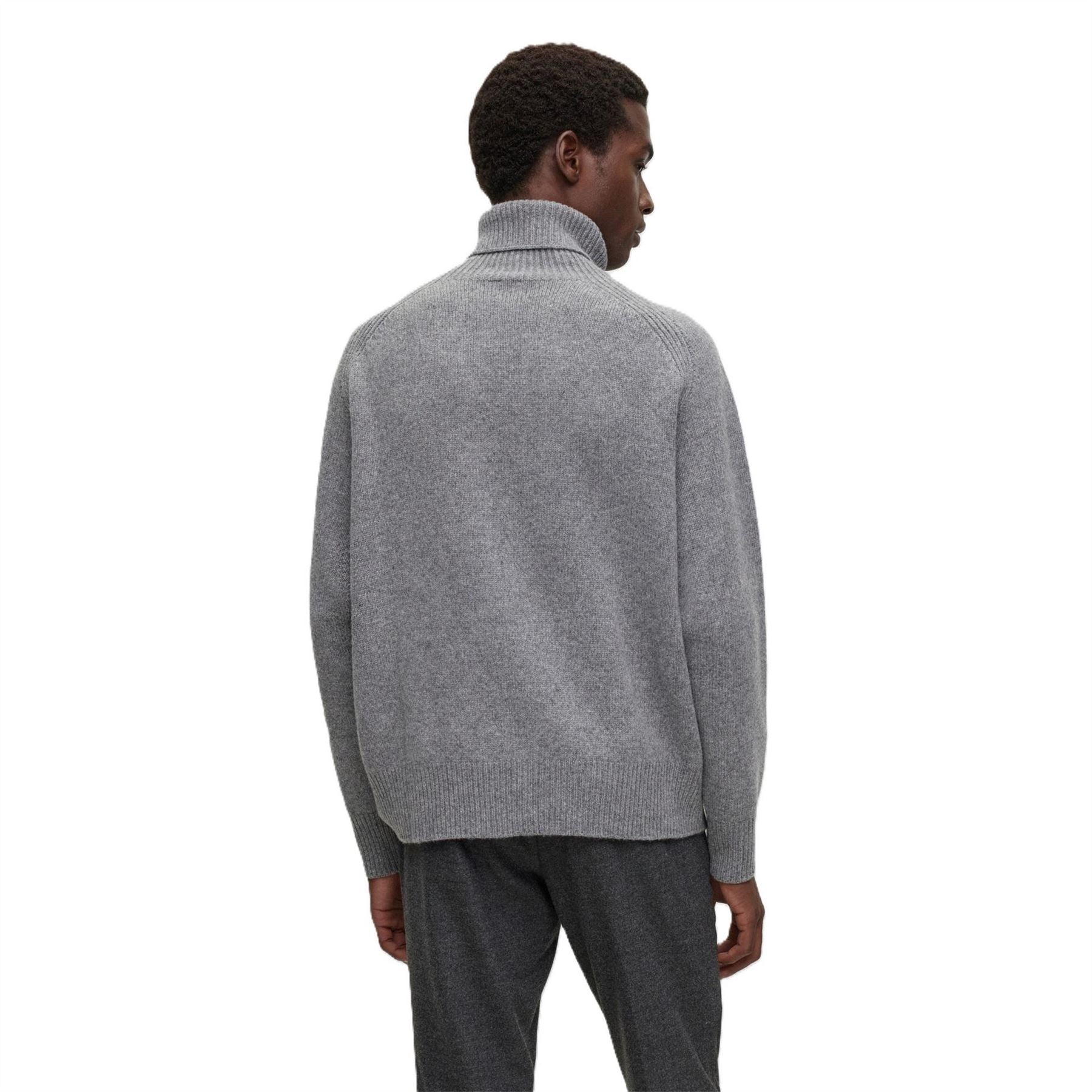 Boss Turtle Neck Raglan Long Sleeve Sweater