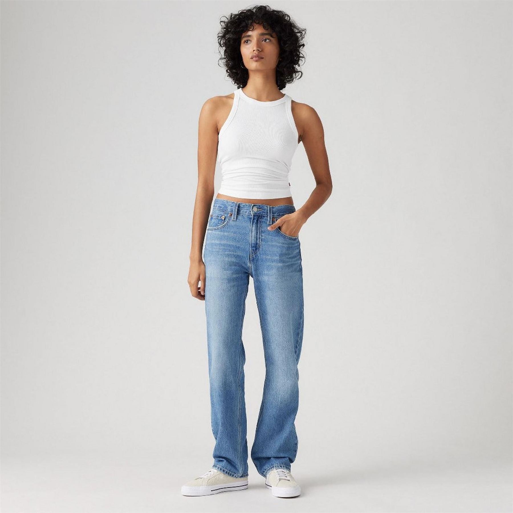 Levis Low Pro Low Rise Straight Leg Jeans