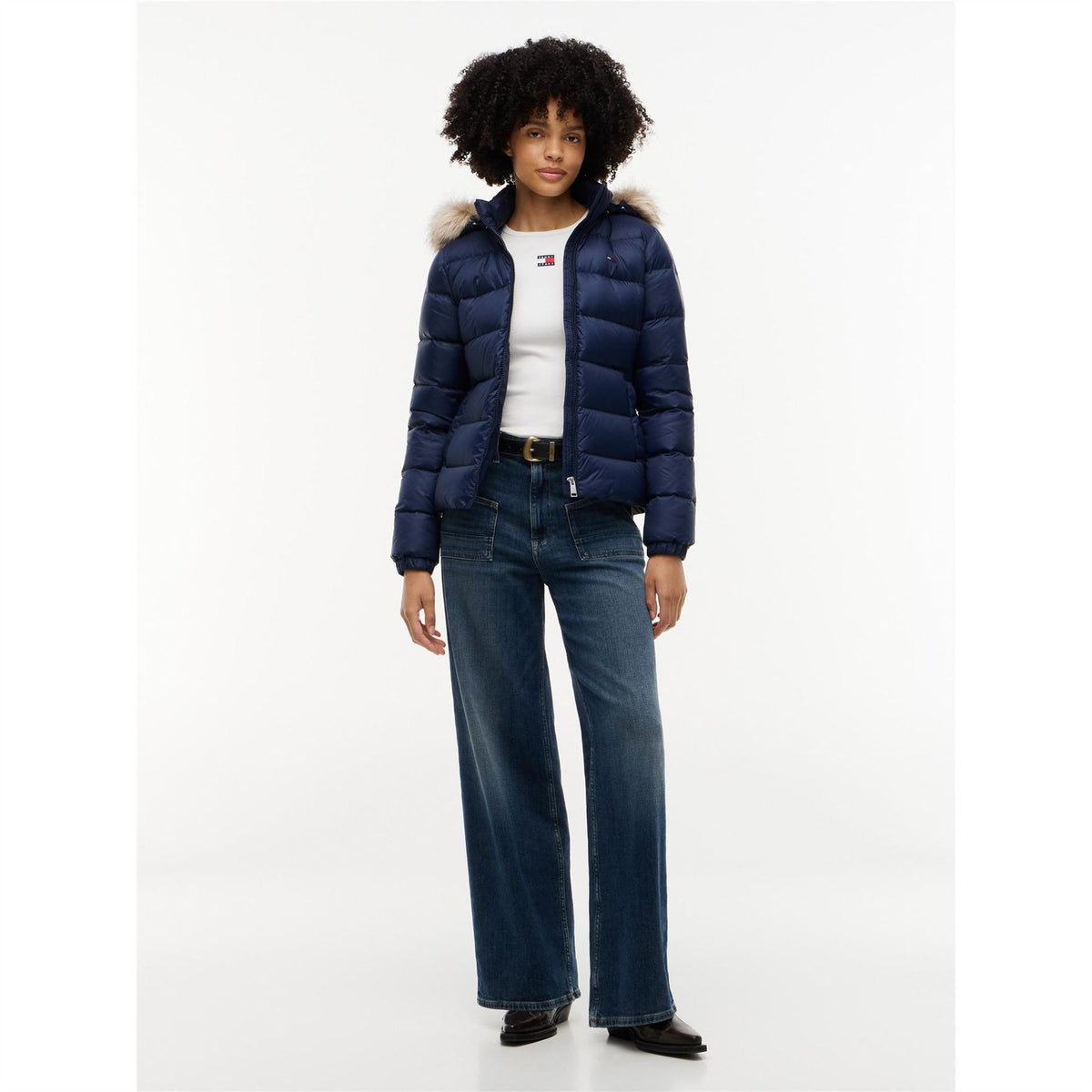 Tommy Jeans Jeans Tjw Basic Hooded Down Jacket Ext