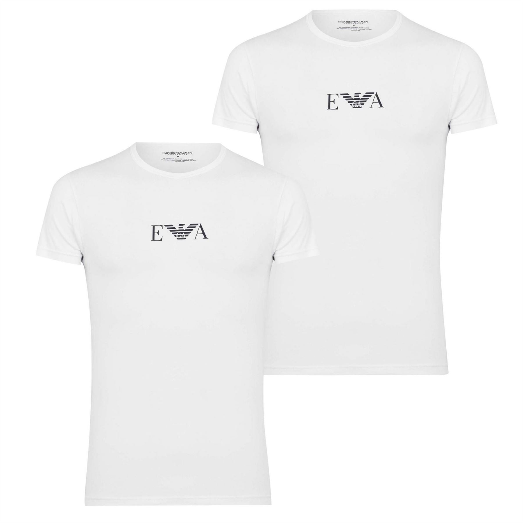 Emporio Armani Pack Chest Logo T-Shirt