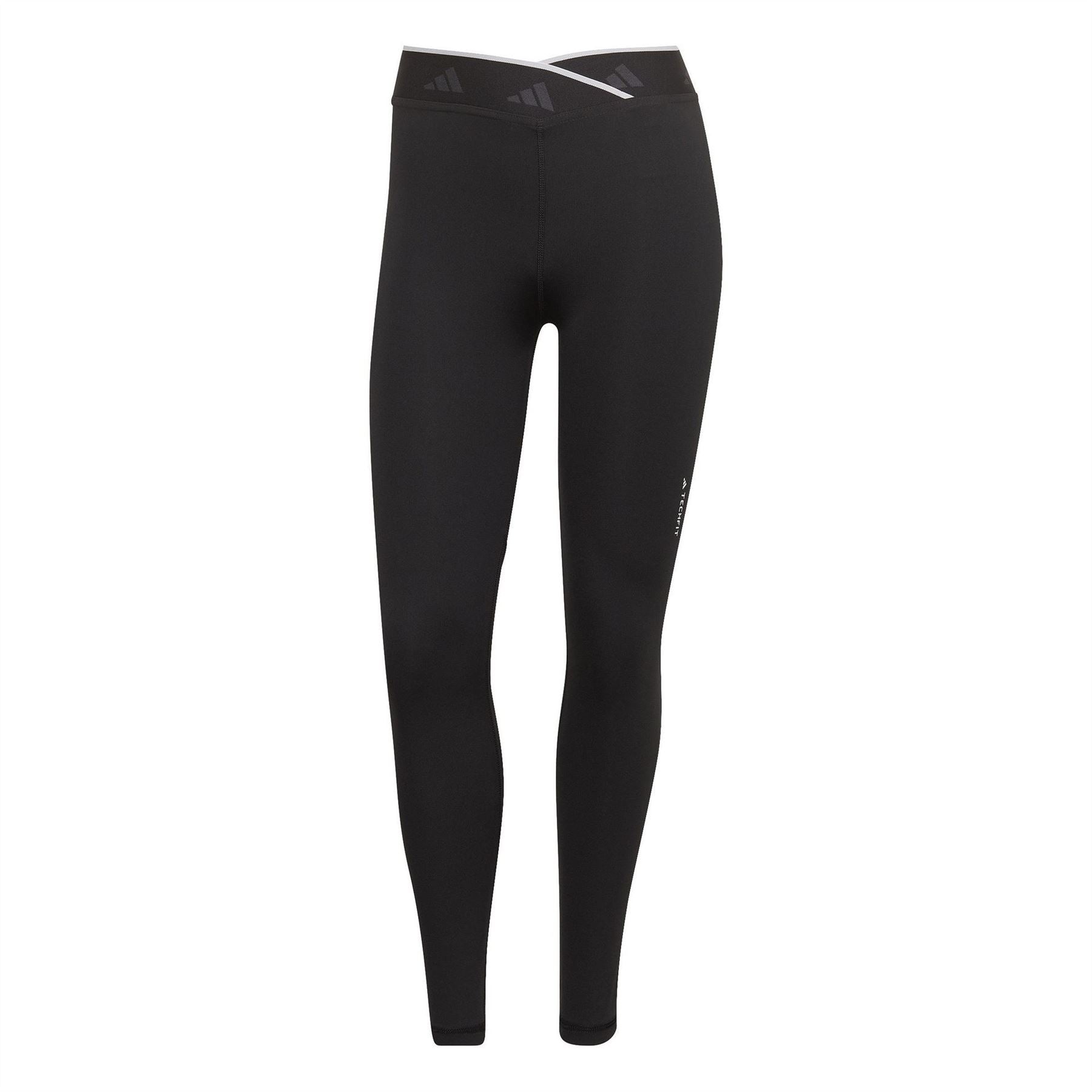 adidas Womens Techfit V Shaped Elastic 7 8 Leggings