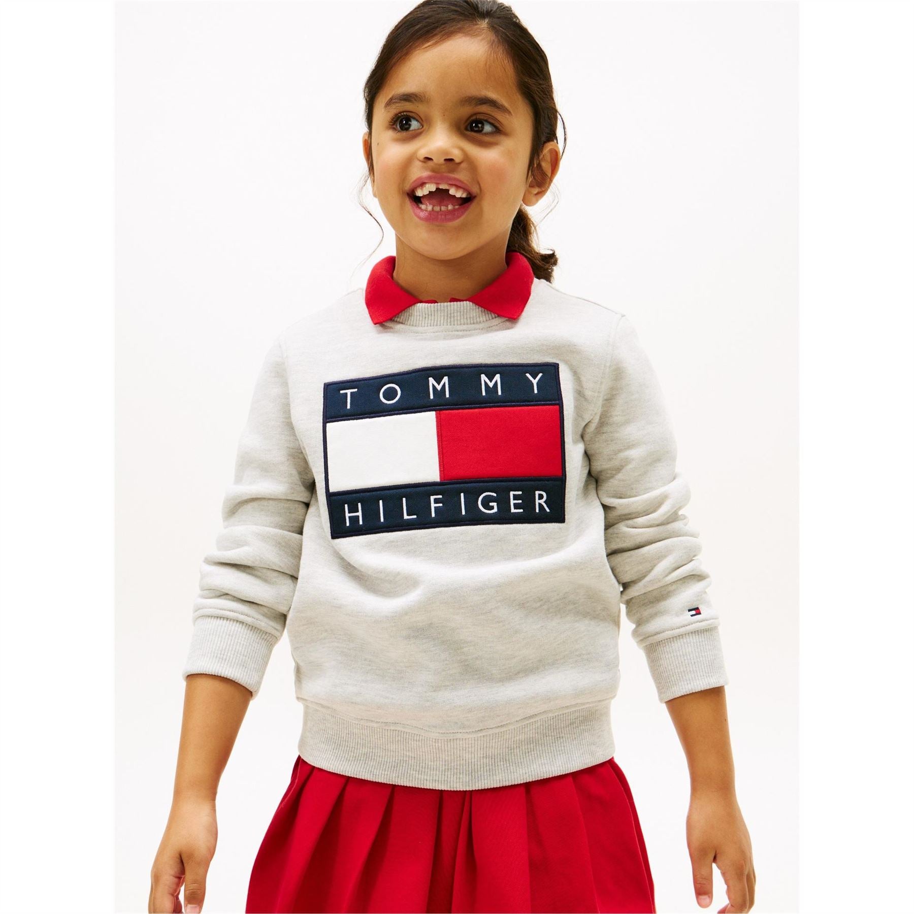 Tommy Hilfiger Heritage Embroidered Crew Neck Long Sleeve Sweatshirt