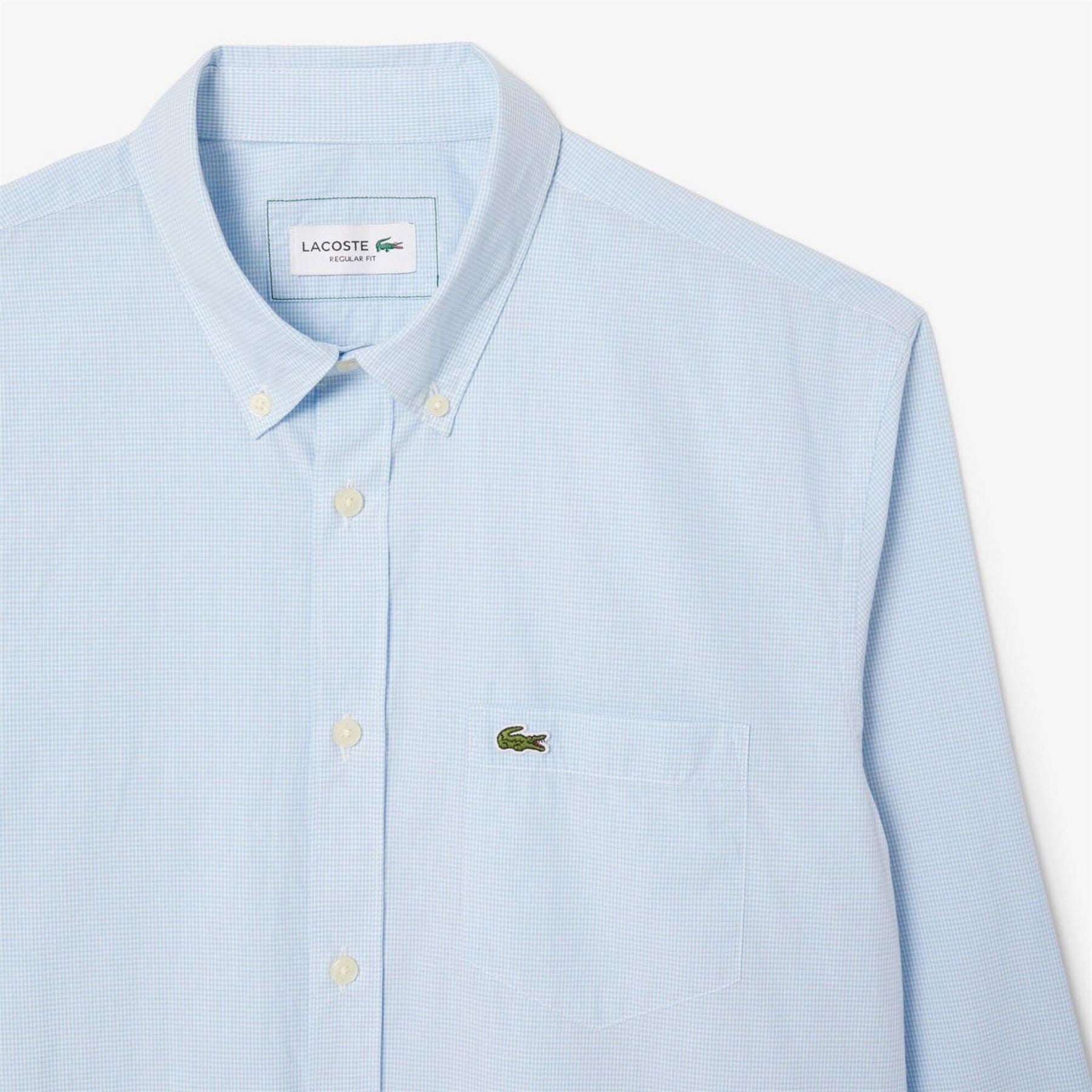 Lacoste Long Sleeve Plain Shirt
