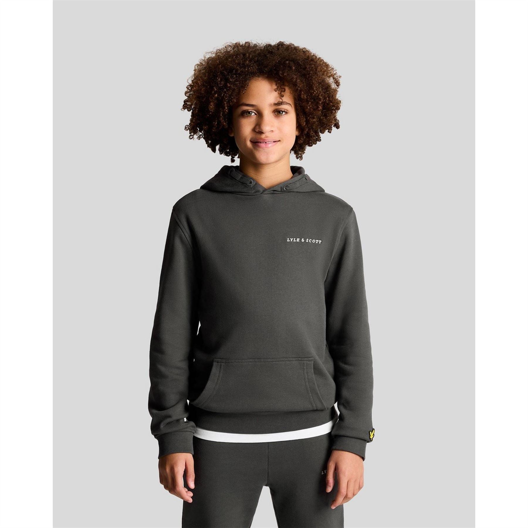 Lyle and Scott Script Hooded Sweatshirt