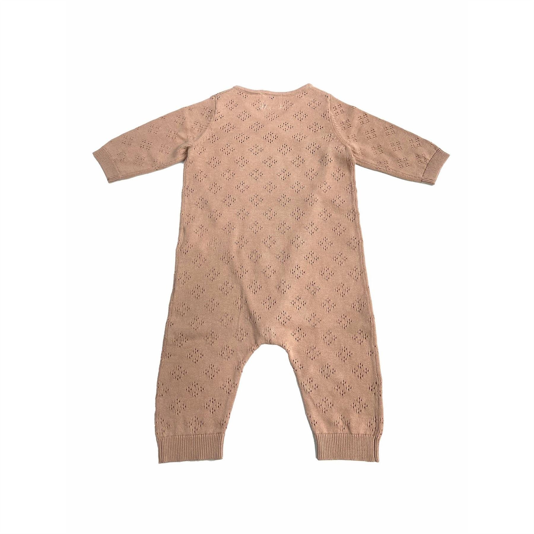 Jack Wills Cotton Long Sleeve Pointelle Sleep Suit