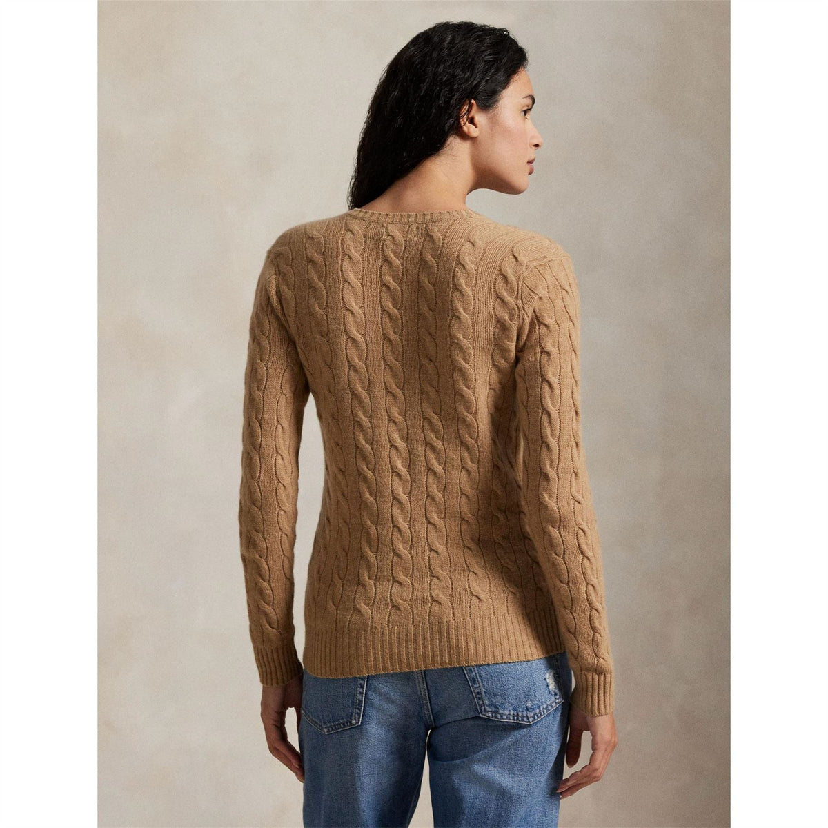 Polo Ralph Lauren Cable Knit V Neck Jumper