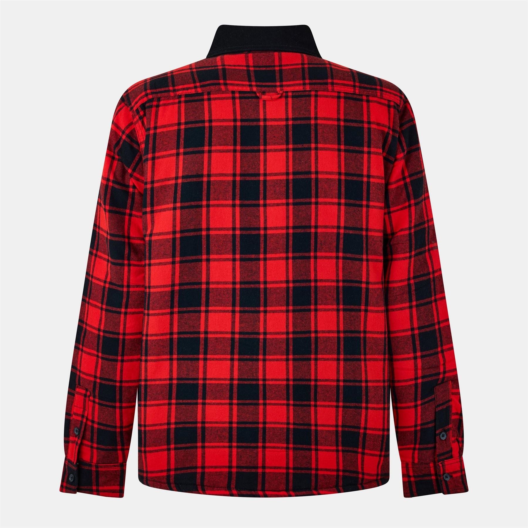 Luke Valley Plaid Patterned Overshirt with Chest Pocket