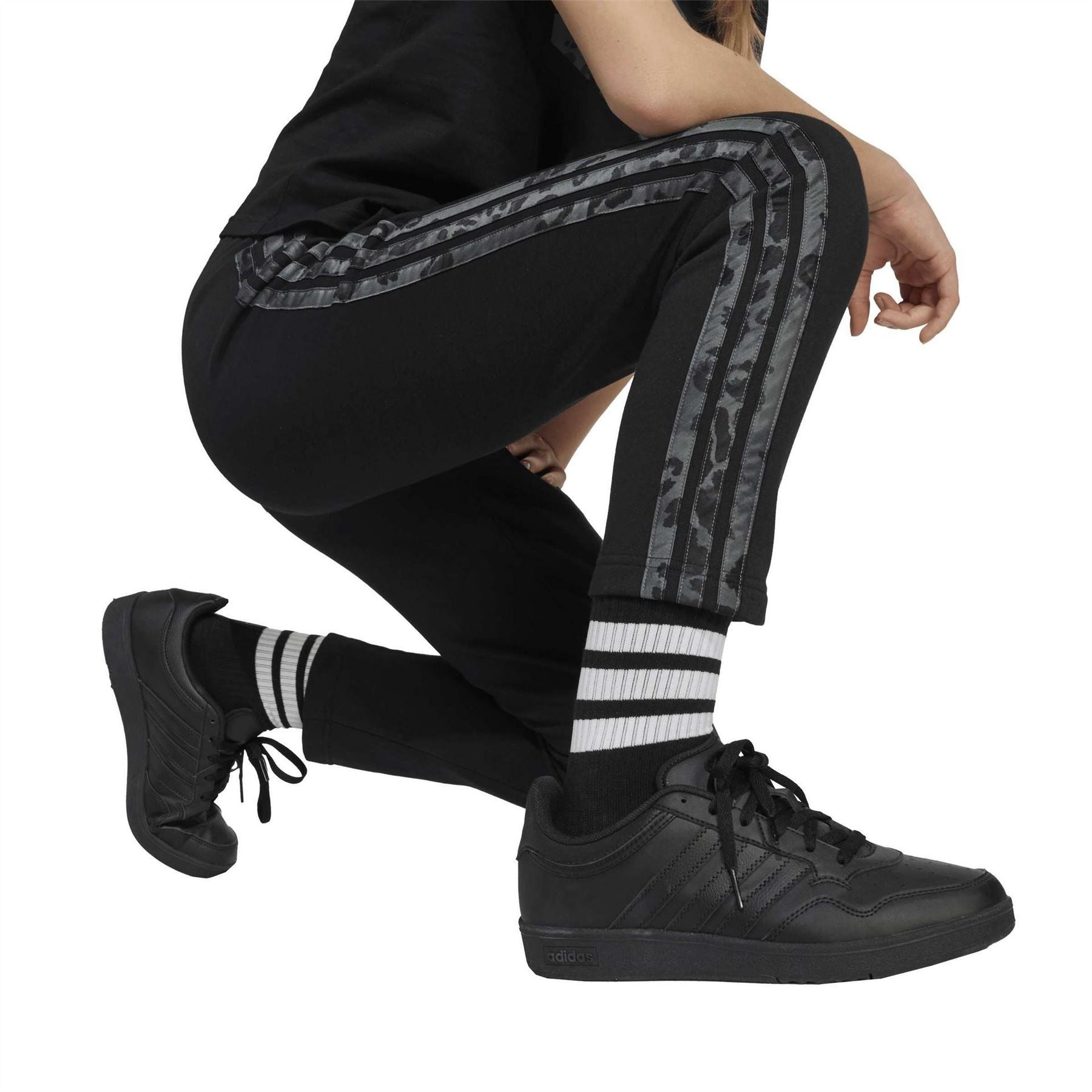 adidas Animal Leopard Patterned Slim Joggers