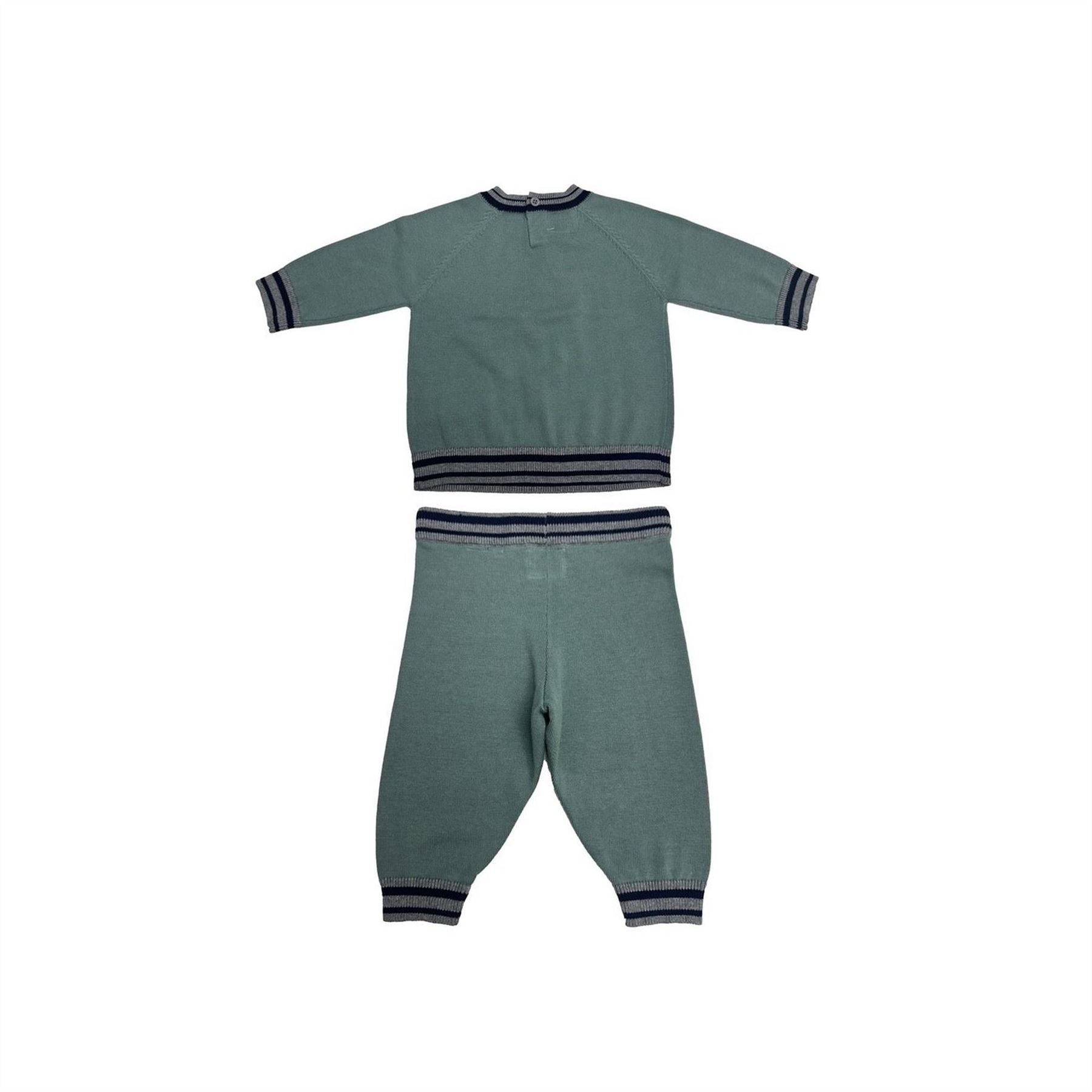 Pretty Green Cotton Top and Trouser Pyjama Set