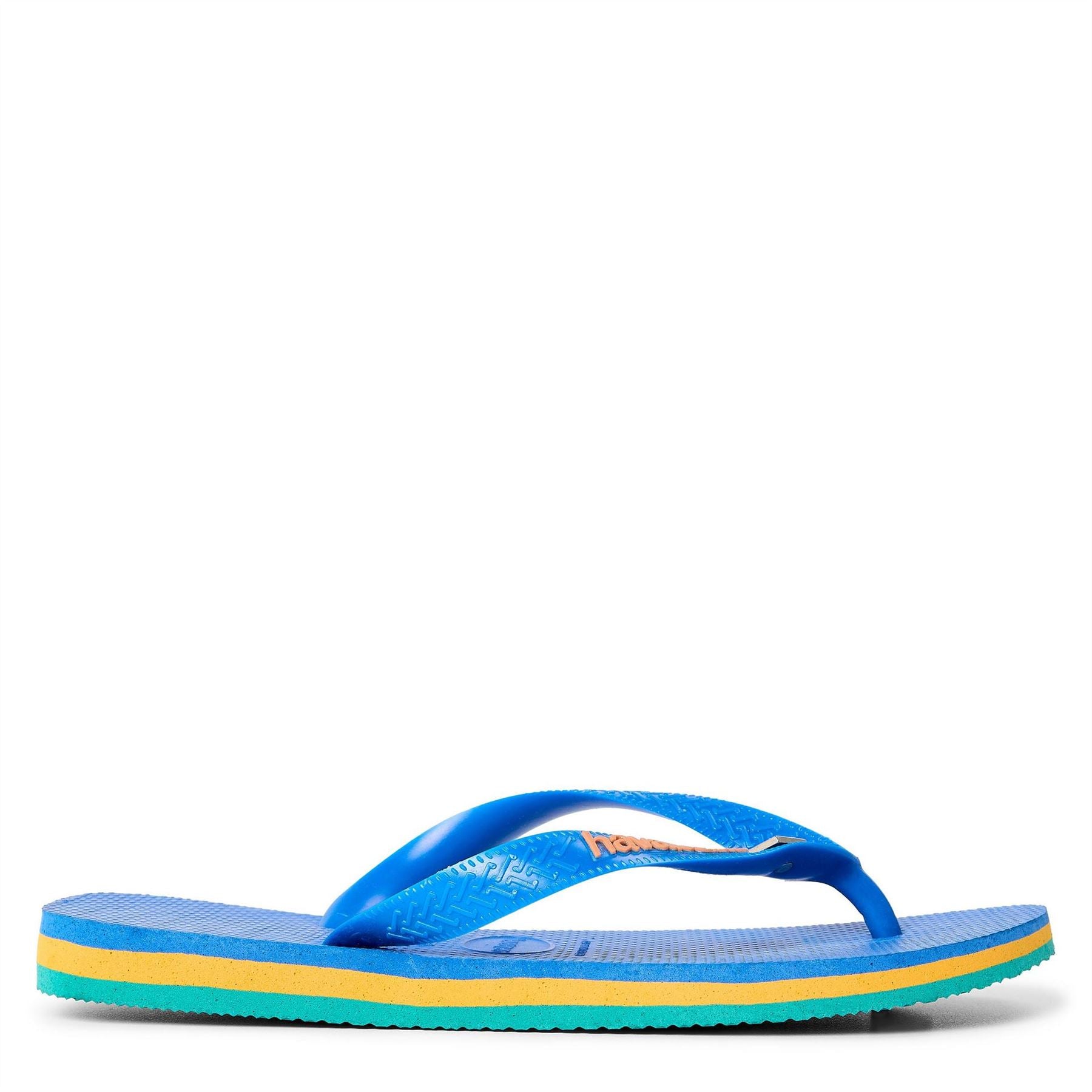 Havaianas Brasil Solid Patterned Thong Toe Sandals