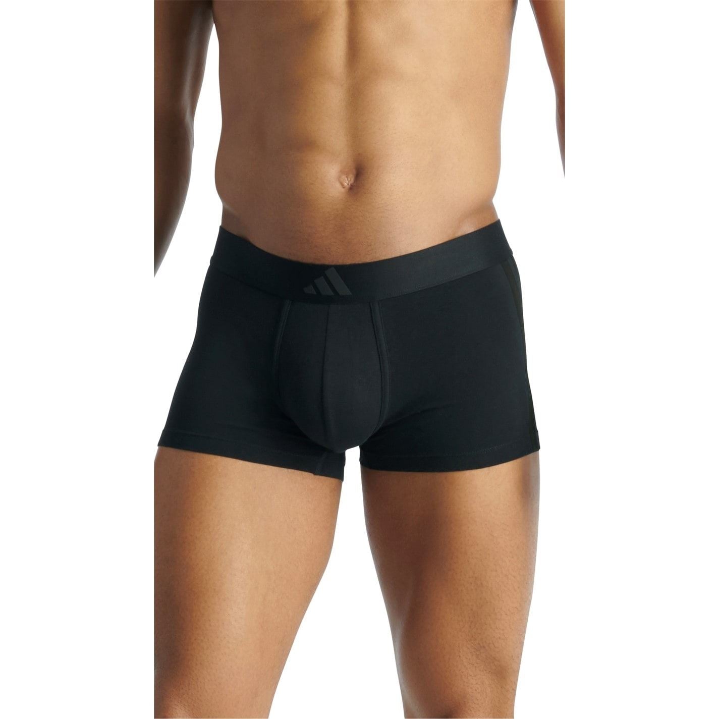 adidas 2 Pack Stripe Patterned Boxer Brief
