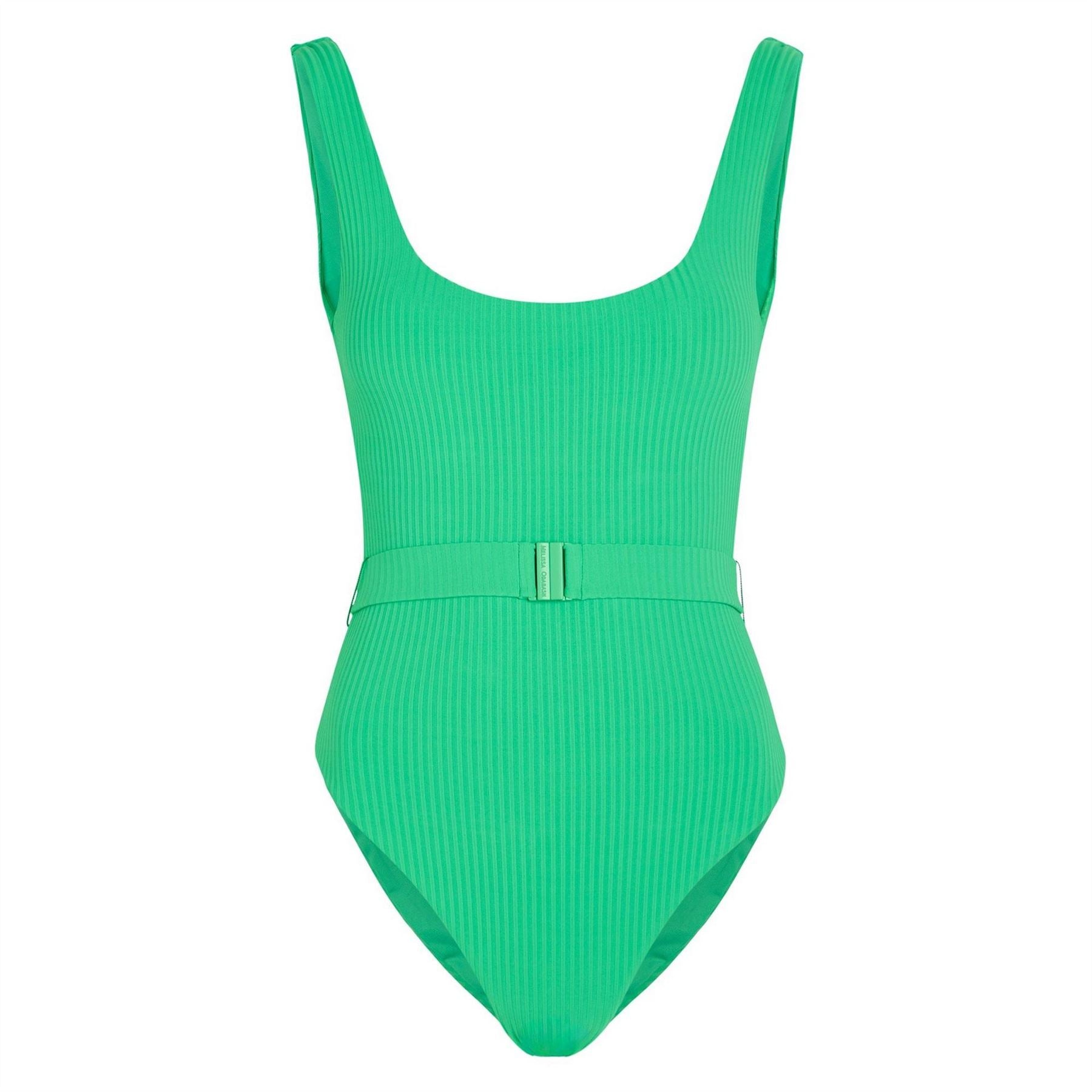 Melissa Odabash Rio Belt Ribbed Swimsu