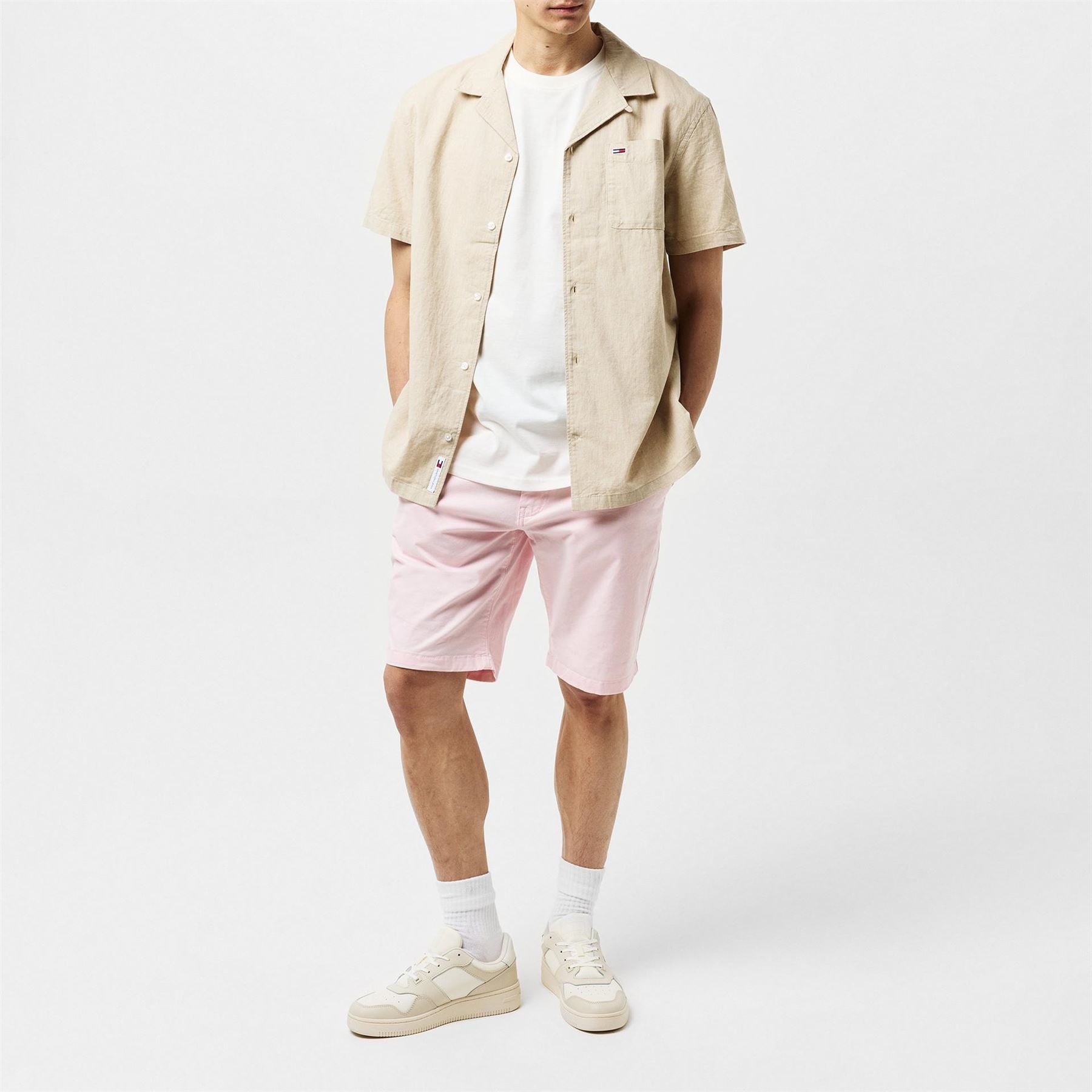 Tommy Jeans Collared Neck Short Sleeve Regular Fit Shirt