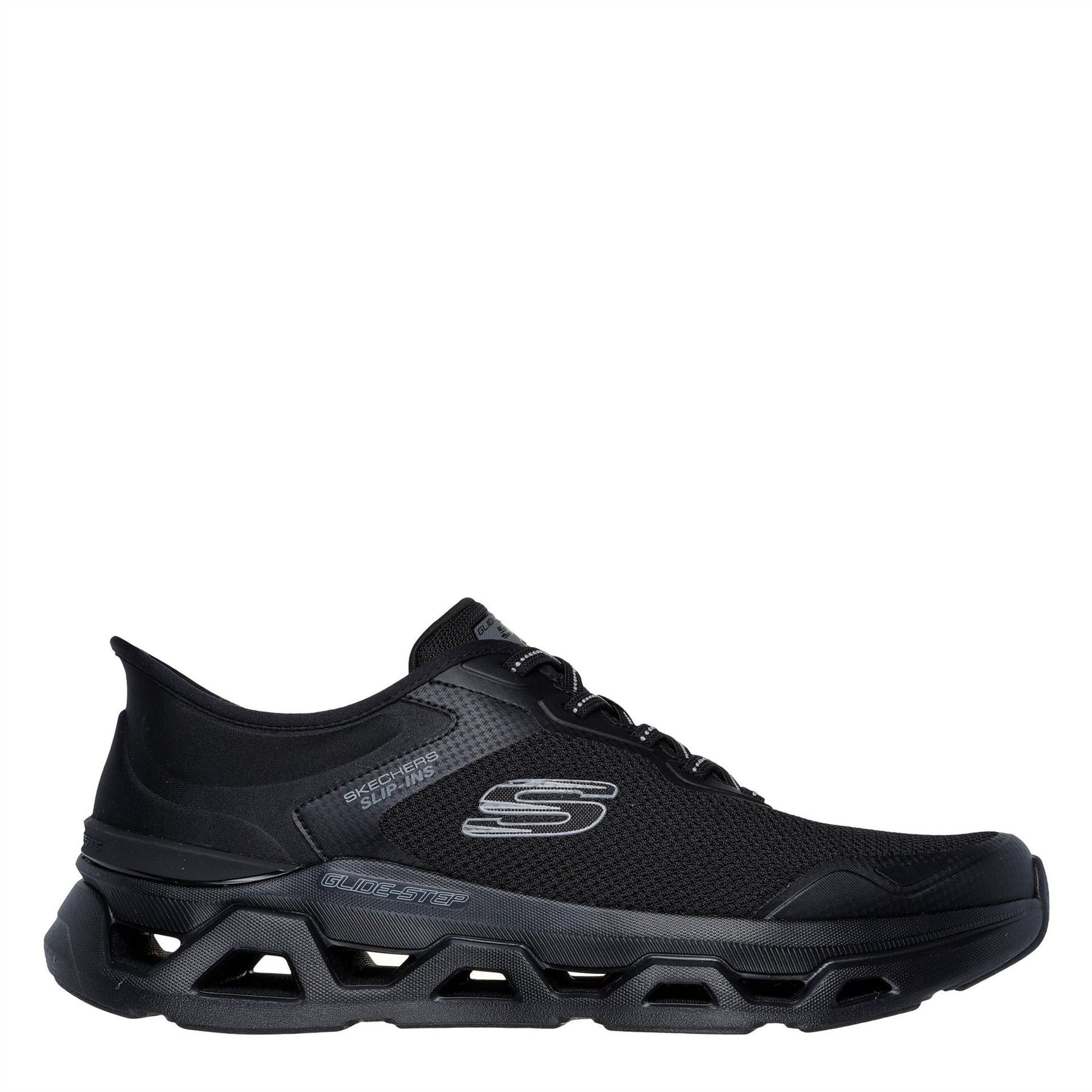 Skechers Mens Ins Mesh Lace Up Sneaker W Ai Slip On Trainers
