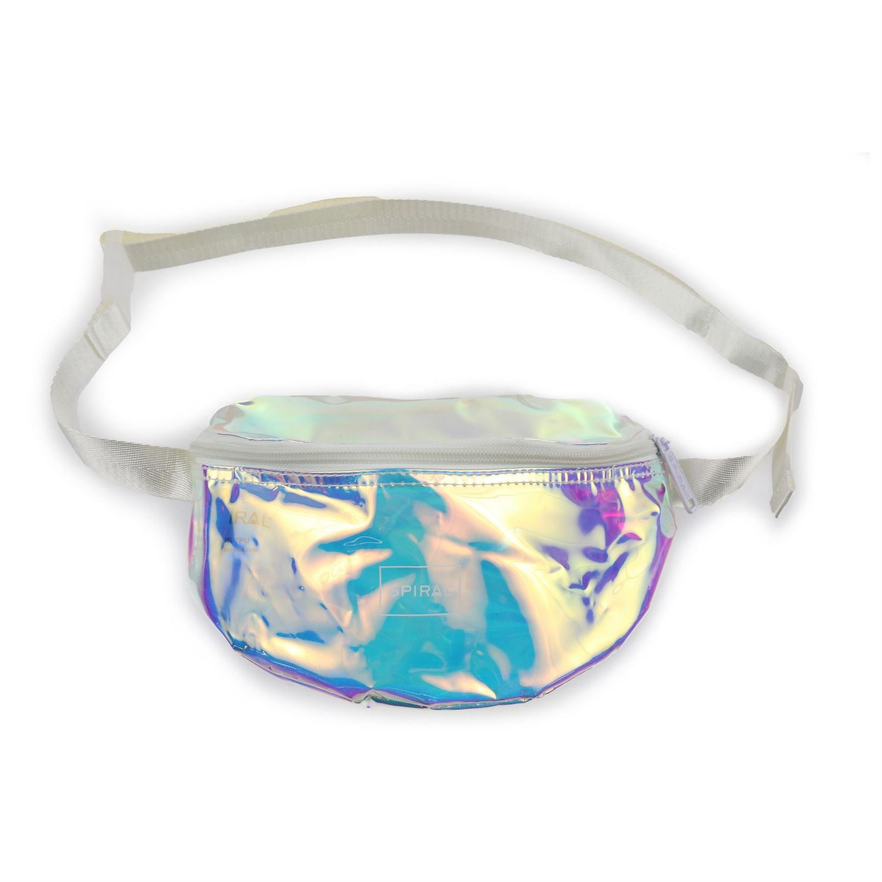Spiral Iridescent Crescent Shape Fanny Pack